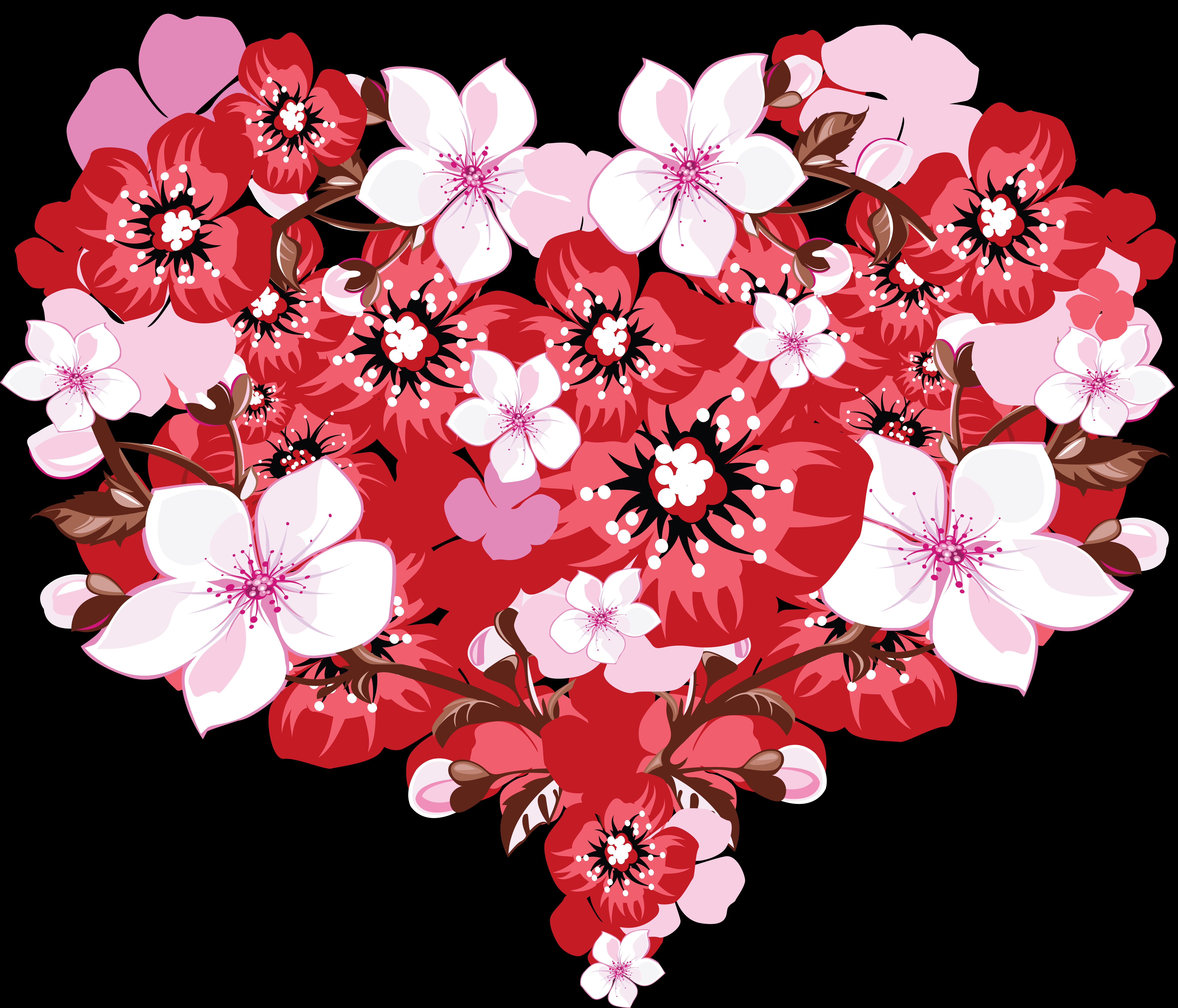 Завантажити шпалери безкоштовно Квітка, Серце, Художній, У Формі Серця картинка на робочий стіл ПК