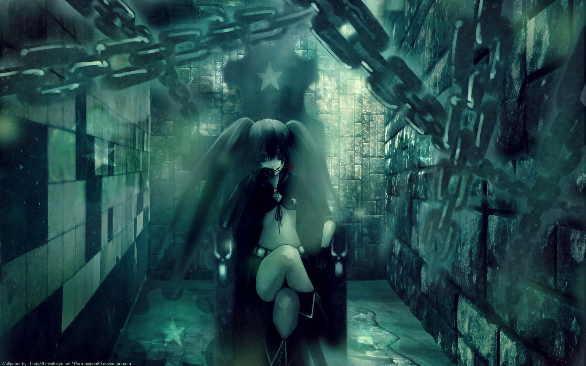 Download mobile wallpaper Anime, Black Rock Shooter for free.