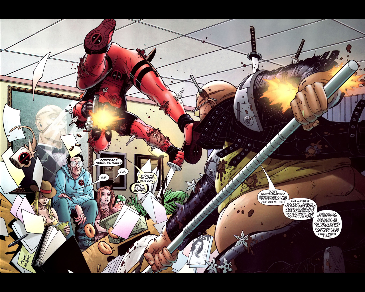 Free download wallpaper Deadpool, Comics on your PC desktop