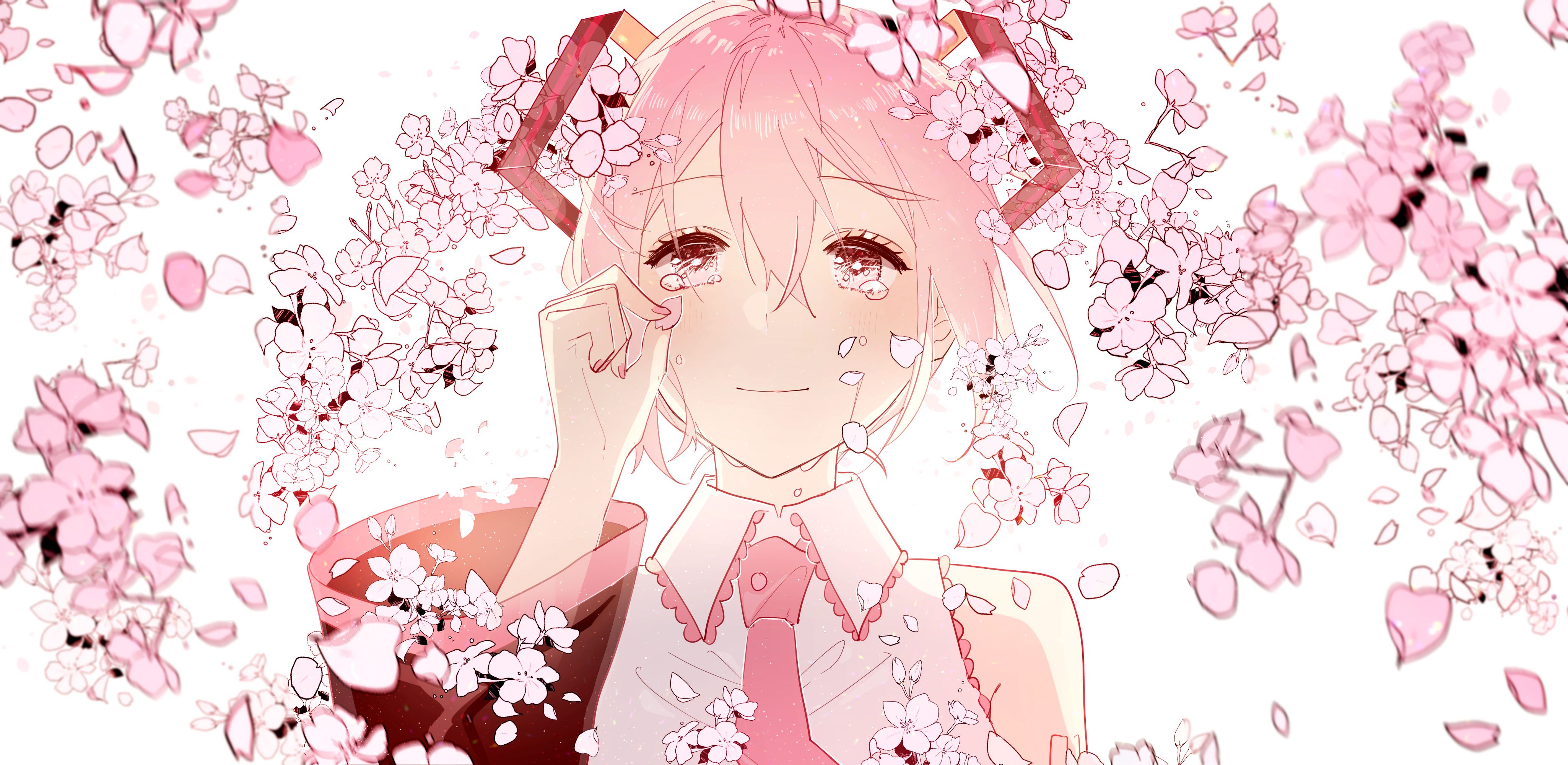 Descarga gratuita de fondo de pantalla para móvil de Vocaloid, Animado, Sakura Miku.