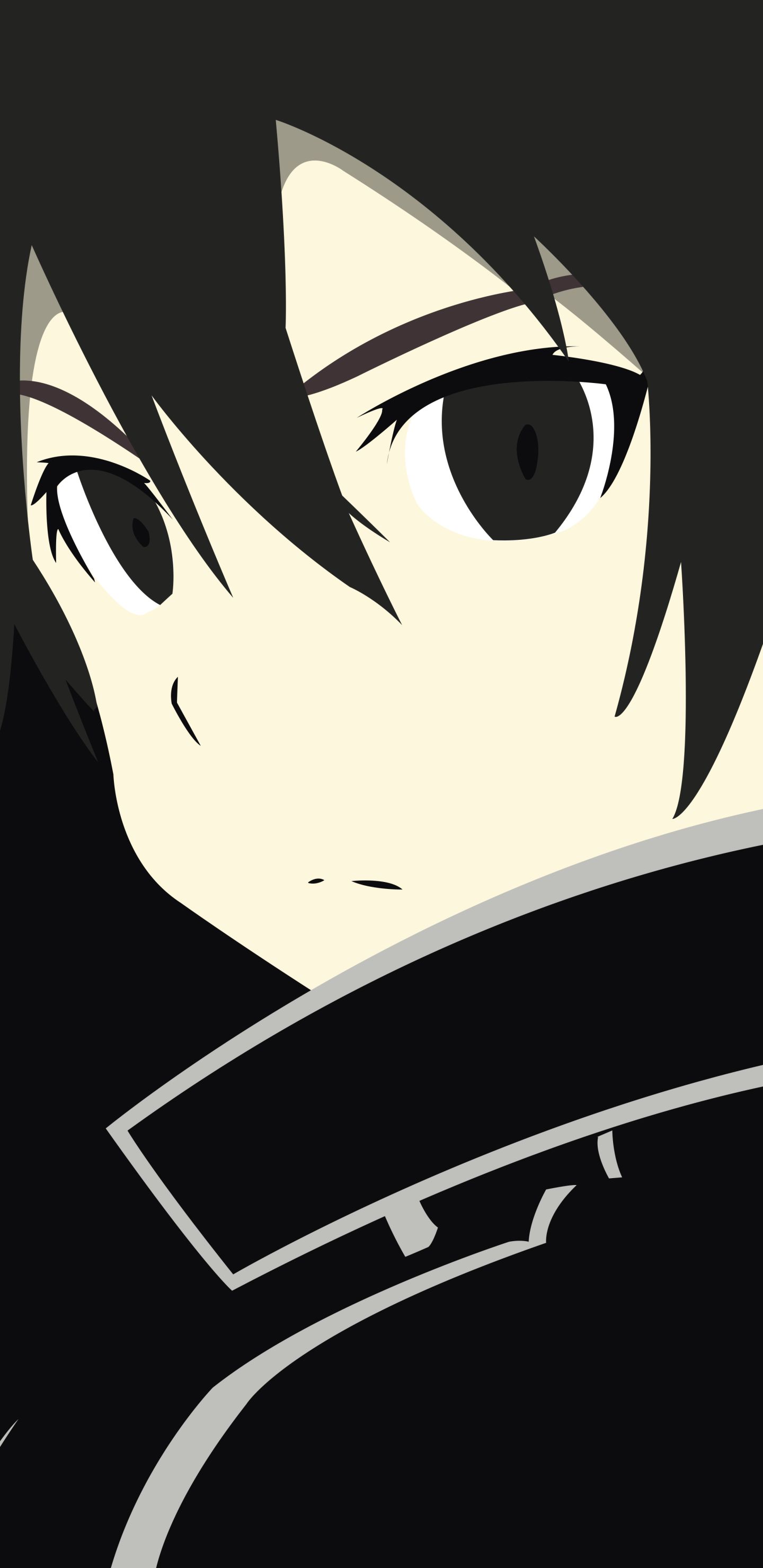 Download mobile wallpaper Anime, Sword Art Online, Minimalist, Kirito (Sword Art Online), Kazuto Kirigaya for free.