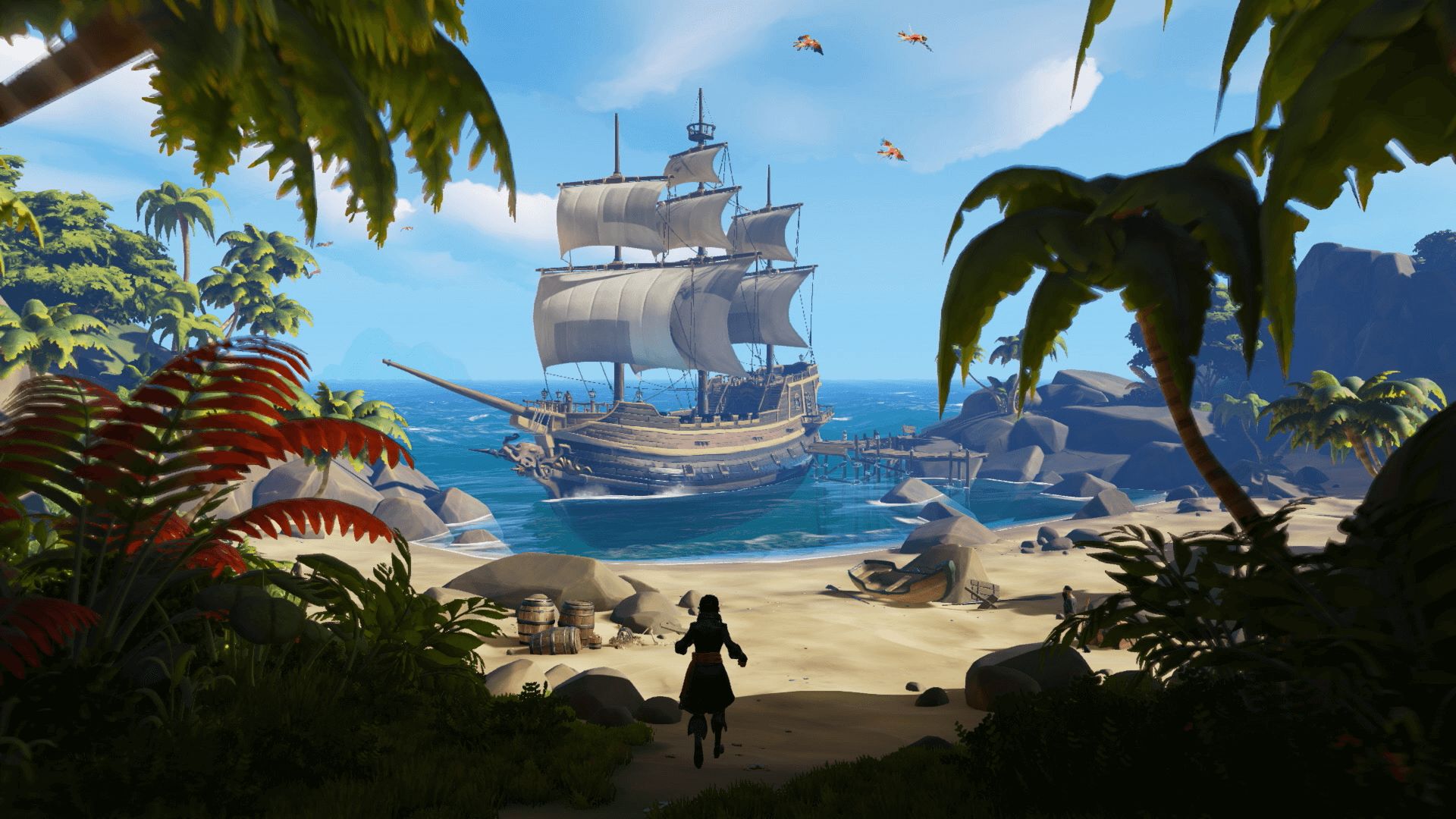 sea of thieves, video game, ship