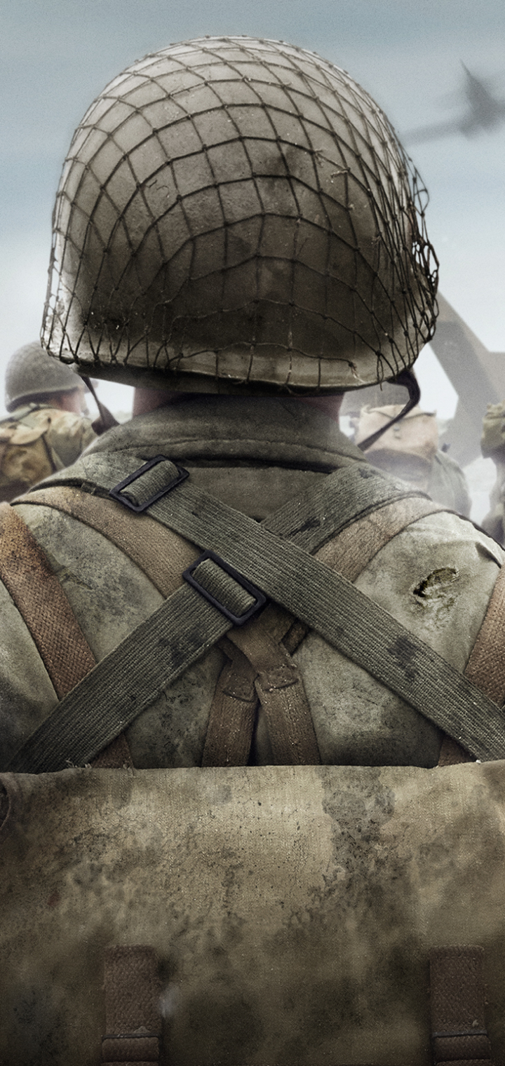 Handy-Wallpaper Soldat, Ruf Der Pflicht, Computerspiele, Call Of Duty: Wwii kostenlos herunterladen.