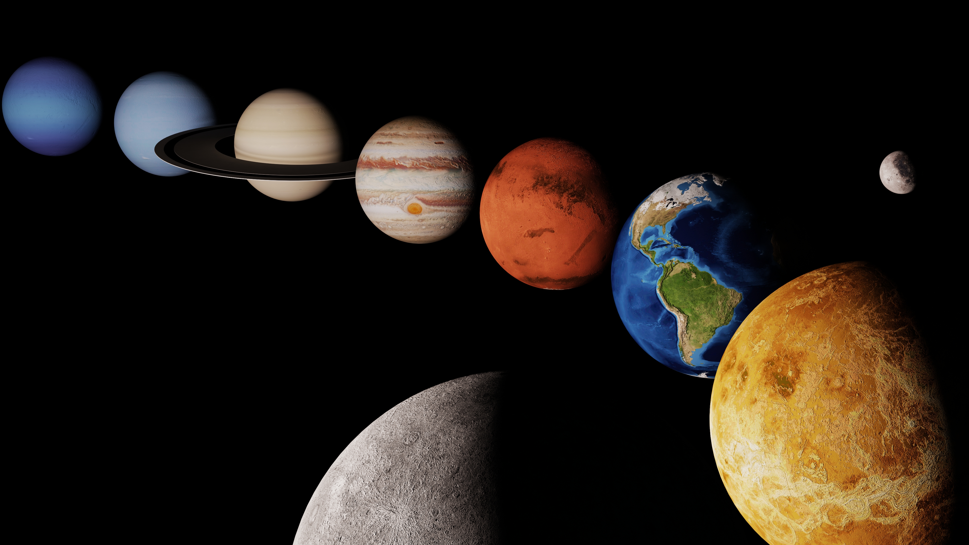 877564 завантажити шпалери наукова фантастика, сонячна система, земля, місяць, планета, космос - заставки і картинки безкоштовно