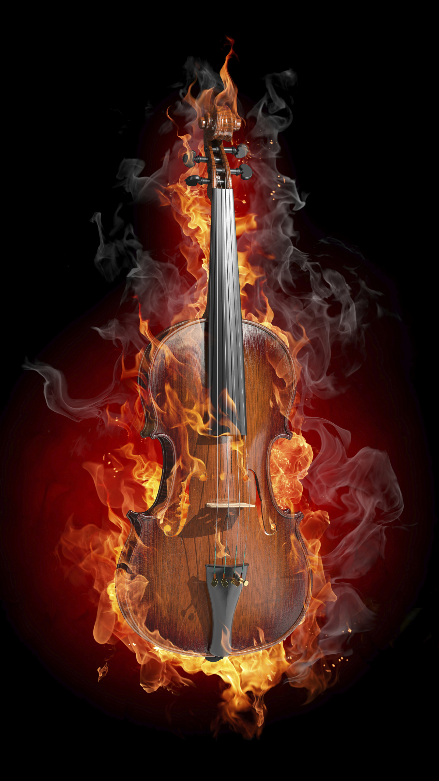 Download mobile wallpaper Music, Violin for free.