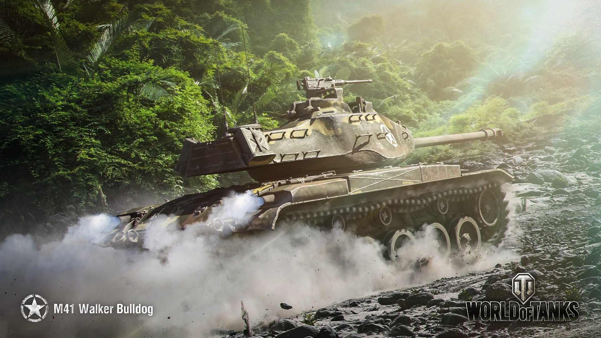 Baixe gratuitamente a imagem World Of Tanks, Tanque, Videogame, Bulldog M41 Walker na área de trabalho do seu PC