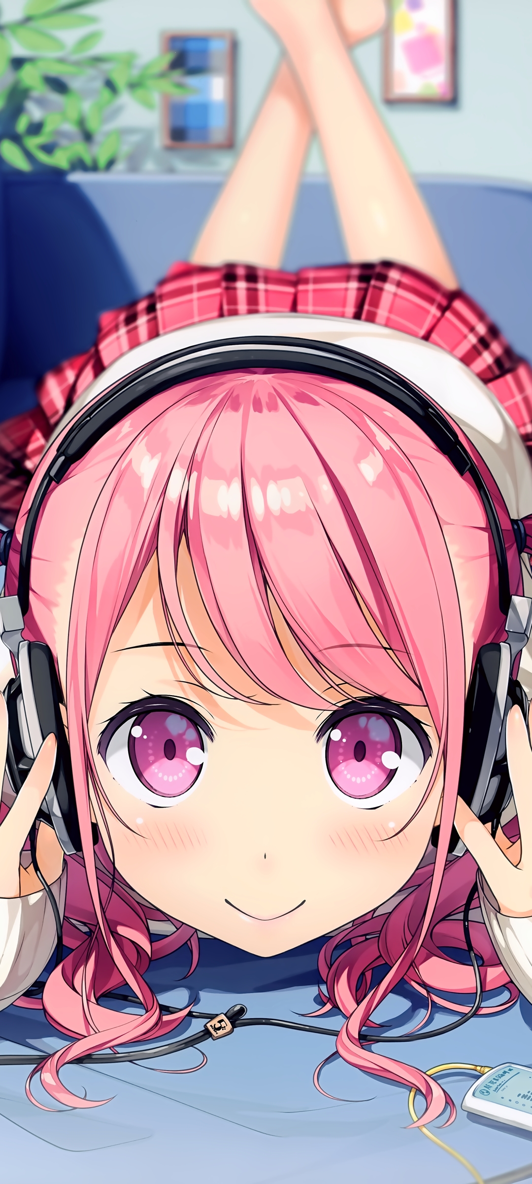 Download mobile wallpaper Anime, Headphones, 5 Nenme No Houkago for free.