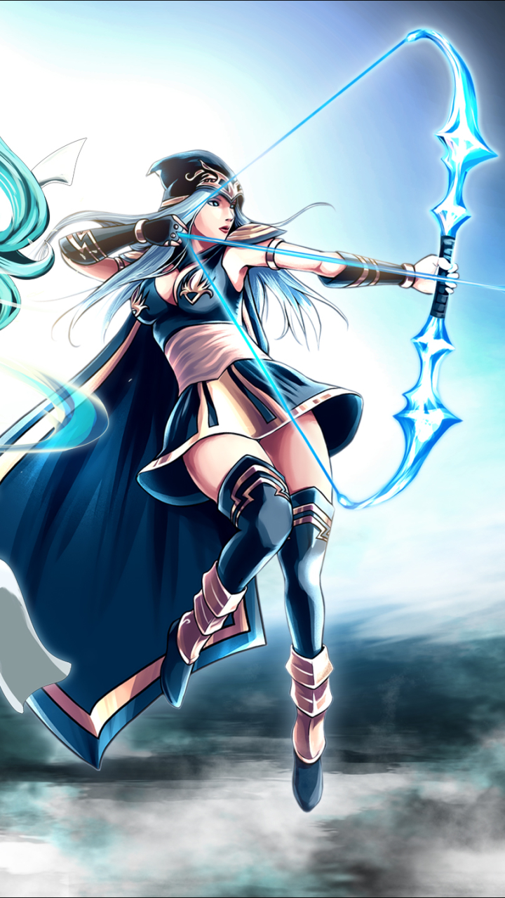 Download mobile wallpaper League Of Legends, Video Game, Ashe (League Of Legends) for free.