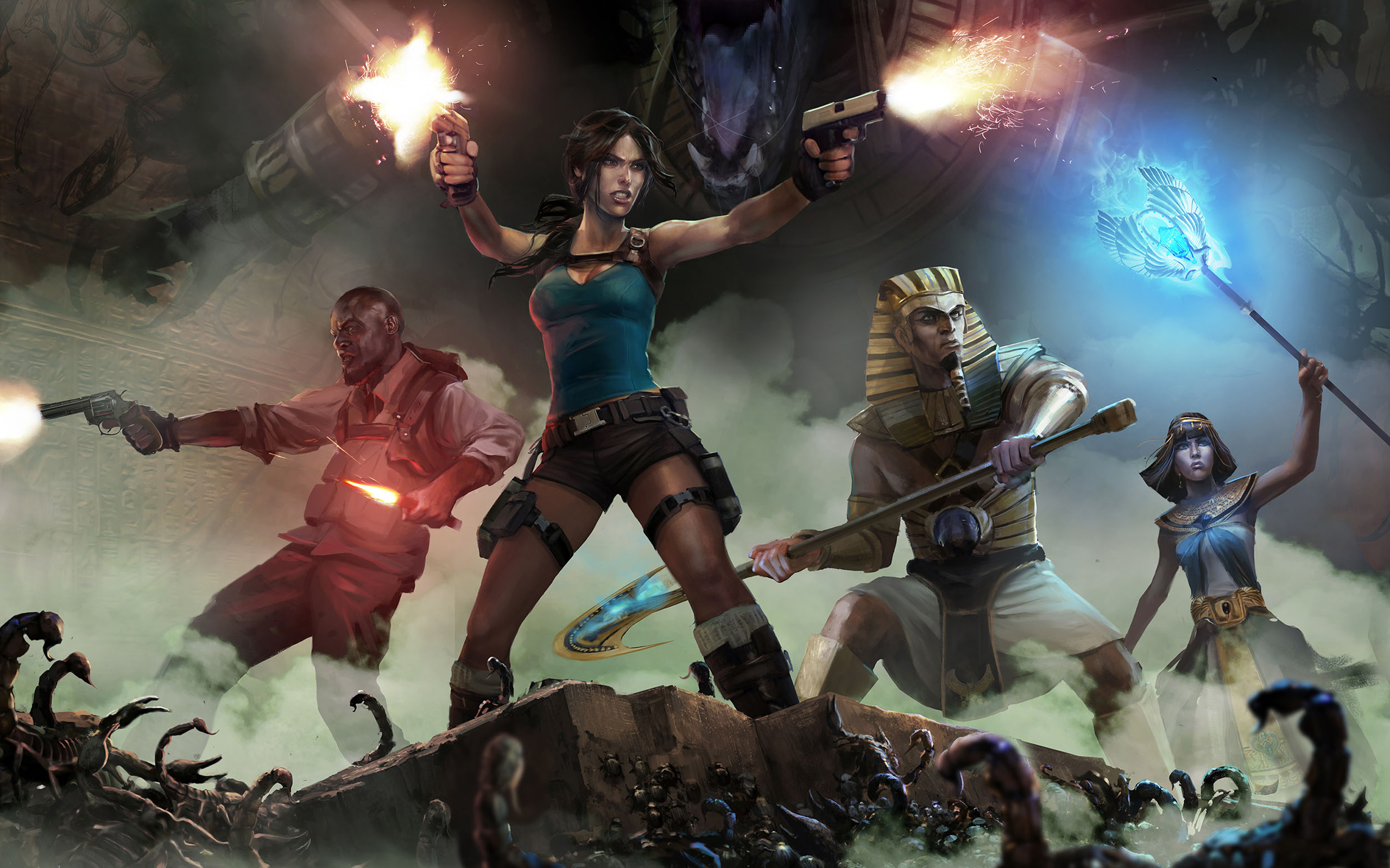 Laden Sie Lara Croft Und Der Tempel Des Osiris HD-Desktop-Hintergründe herunter