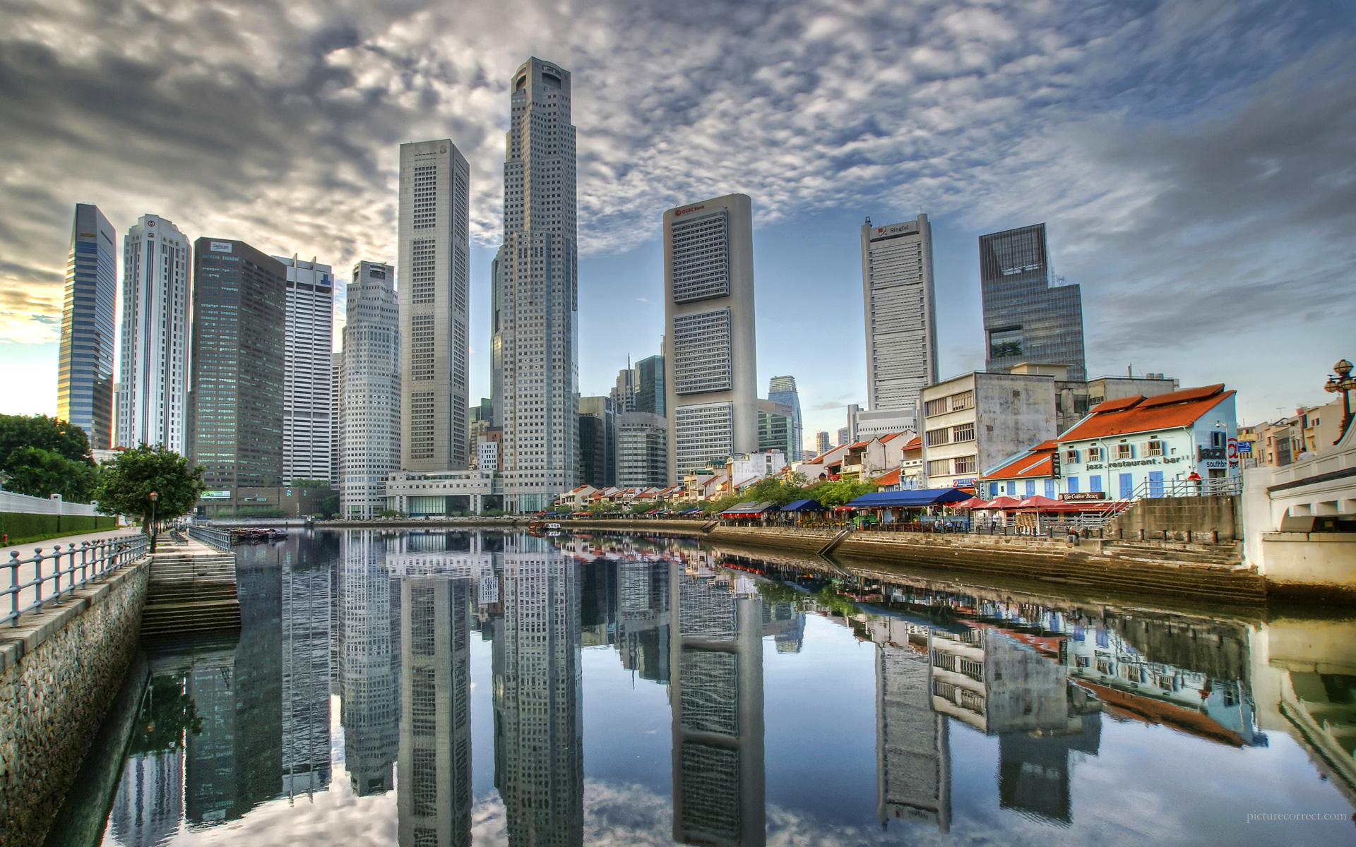 Singapore  1366x768 Wallpapers