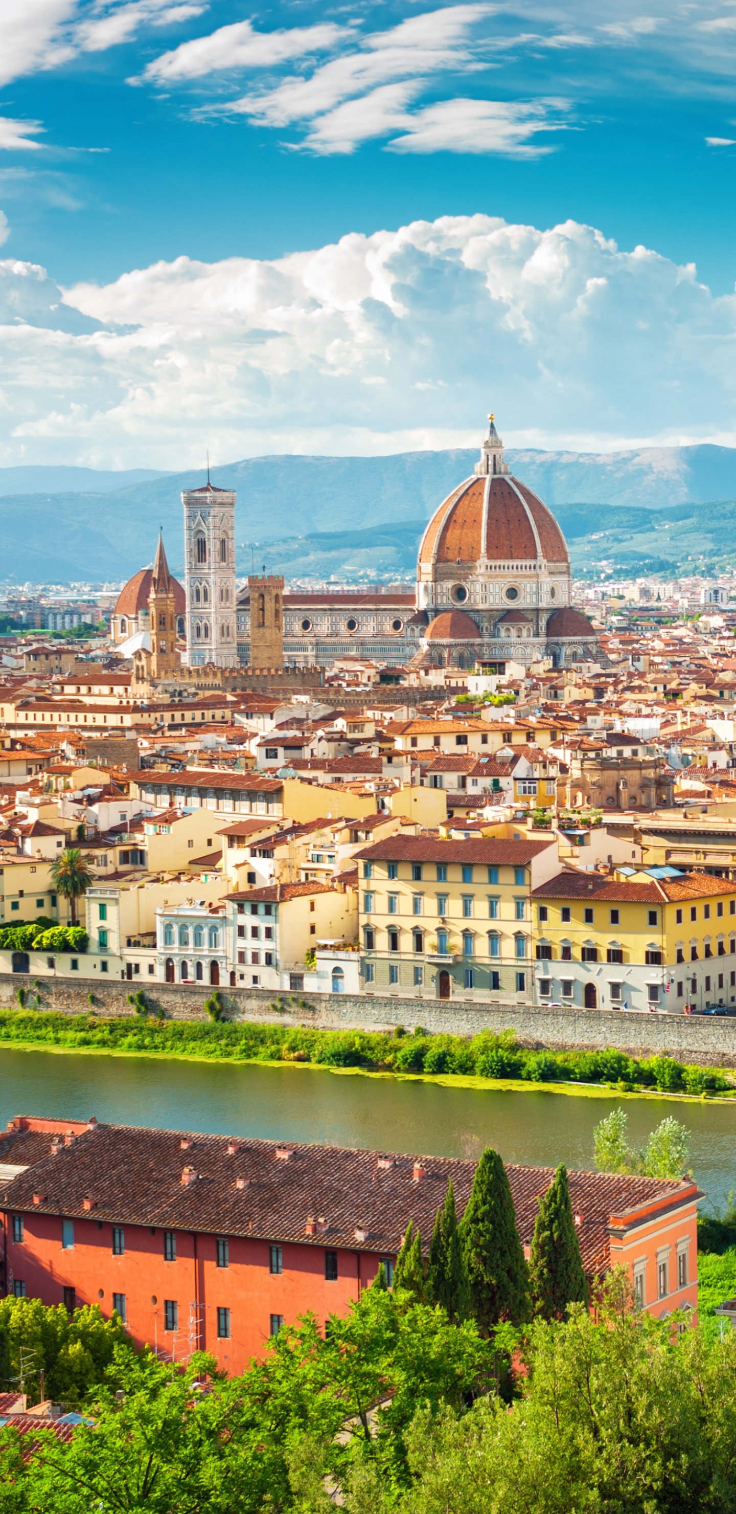 Handy-Wallpaper Städte, Italien, Stadt, Gebäude, Stadtbild, Kathedrale, Florenz, Menschengemacht, Großstadt kostenlos herunterladen.