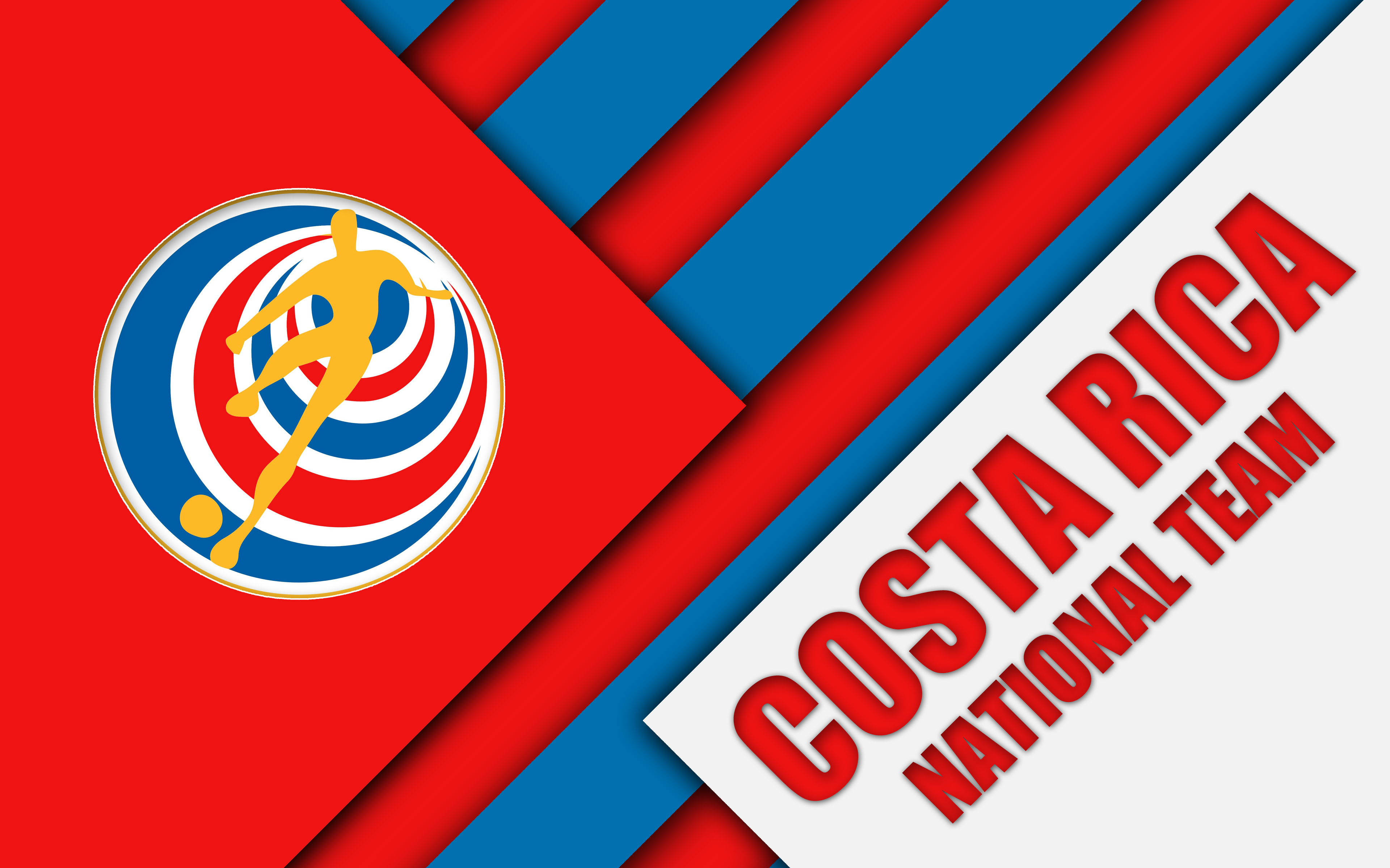 Скачать обои Национальная Футбольная Команда Коста Рики на телефон бесплатно