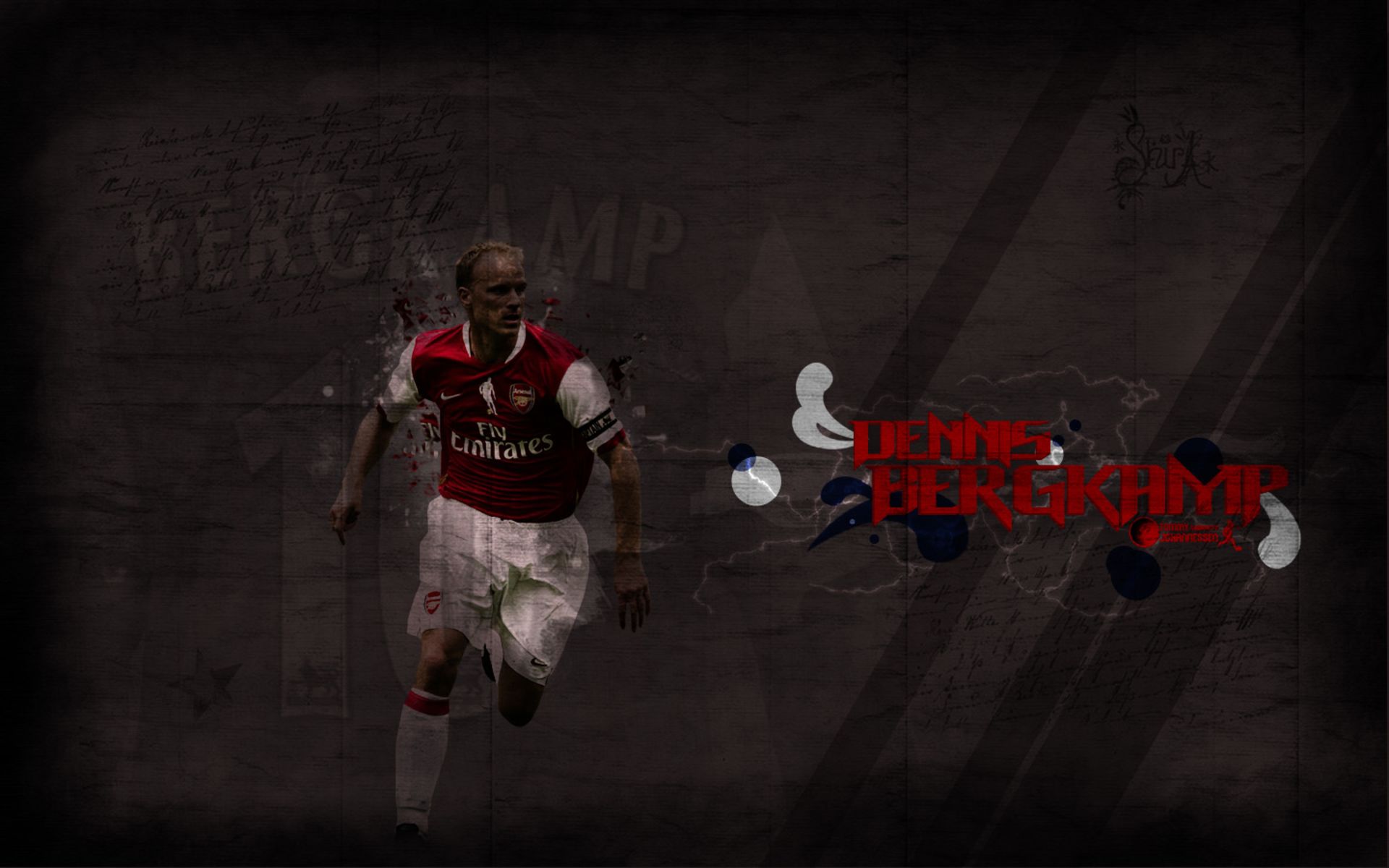 Descarga gratuita de fondo de pantalla para móvil de Fútbol, Deporte, Arsenal Fc, Dennis Bergkamp.