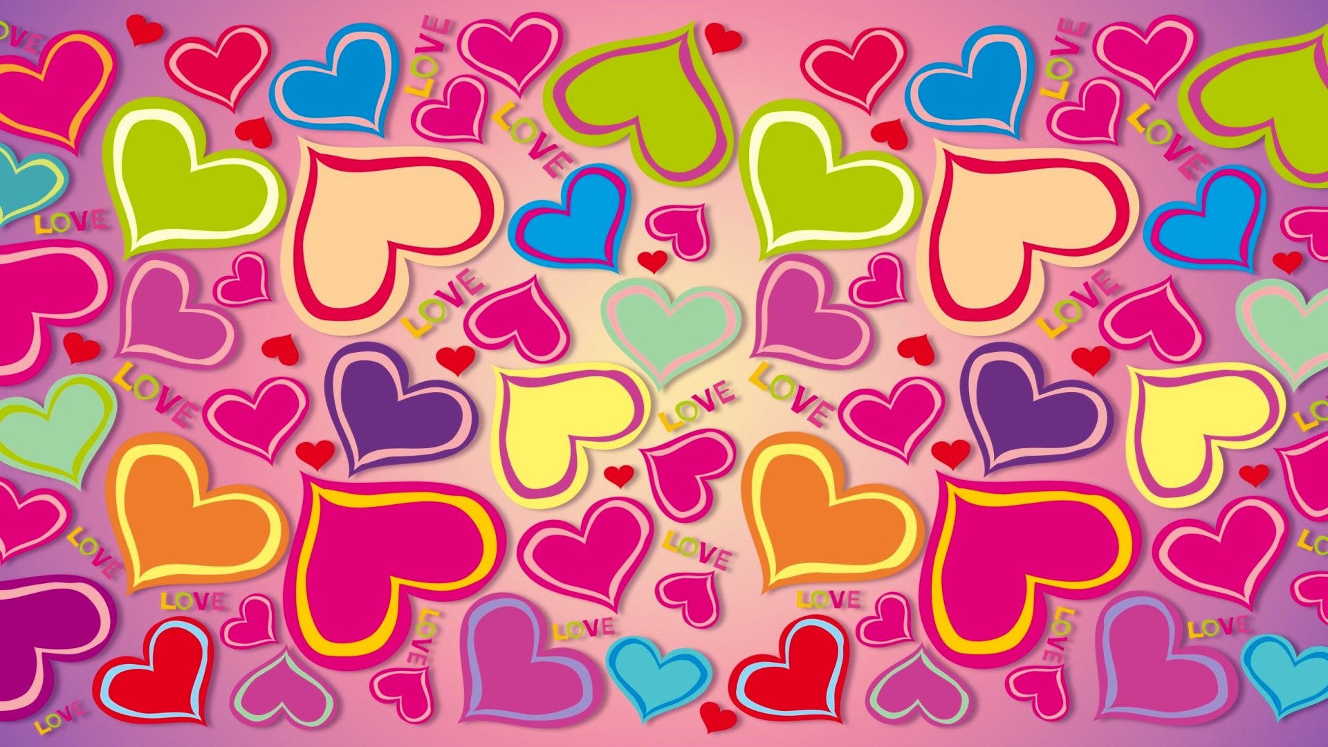Laden Sie das Feiertage, Liebe, Valentinstag, Farben, Bunt, Herz-Bild kostenlos auf Ihren PC-Desktop herunter