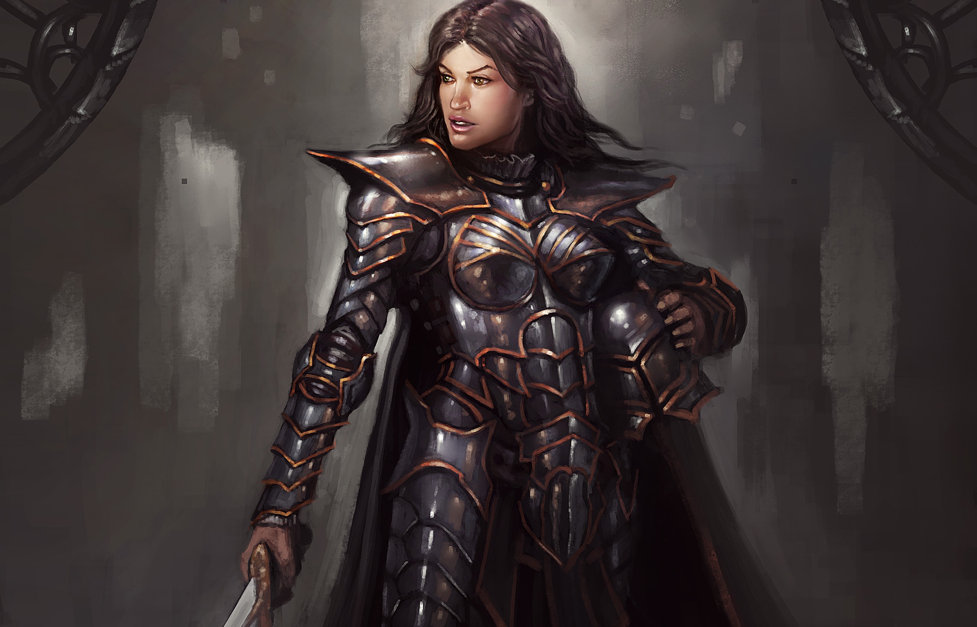 Download mobile wallpaper Fantasy, Armor, Women Warrior, Woman Warrior for free.