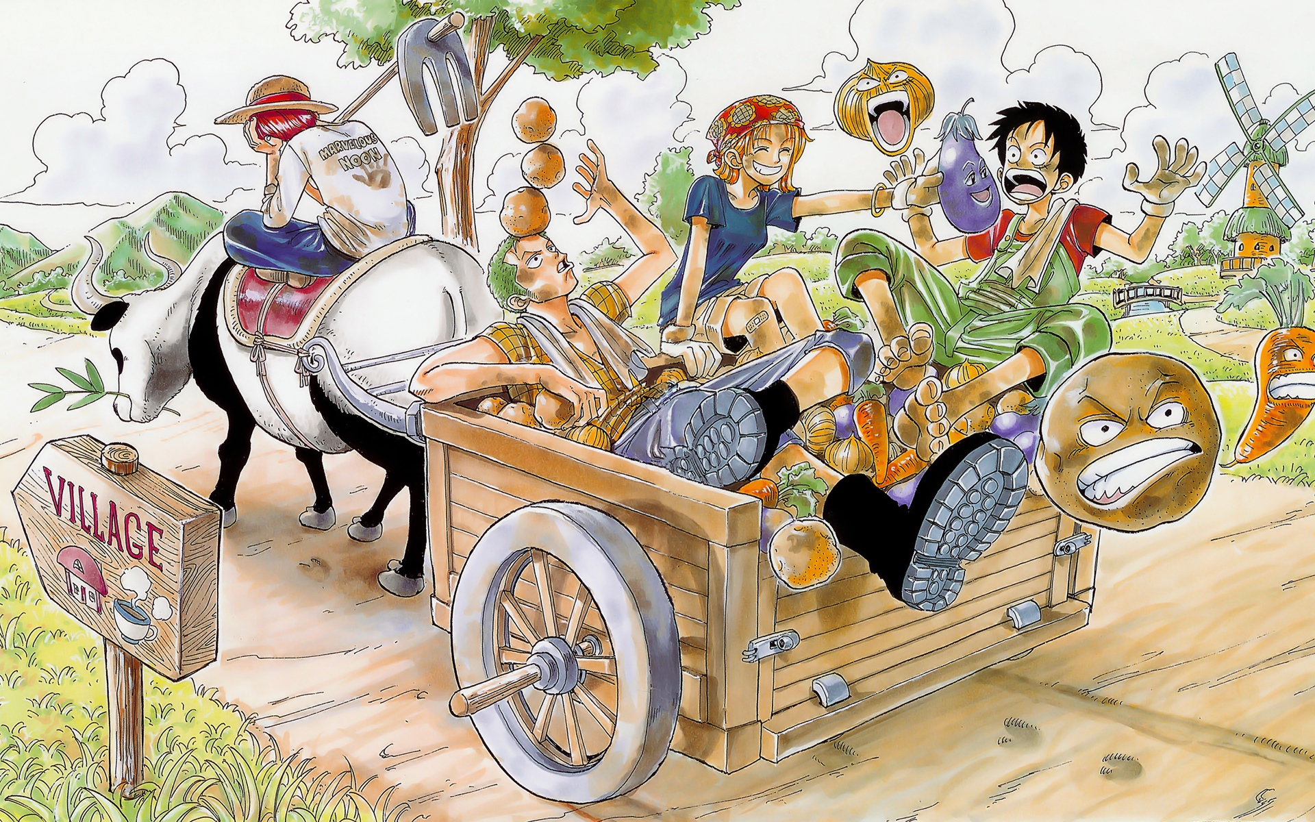 Handy-Wallpaper Animes, One Piece, Roronoa Zorro, Affe D Luffy, Nami (Einteiler), Schäfte (Einteilig) kostenlos herunterladen.