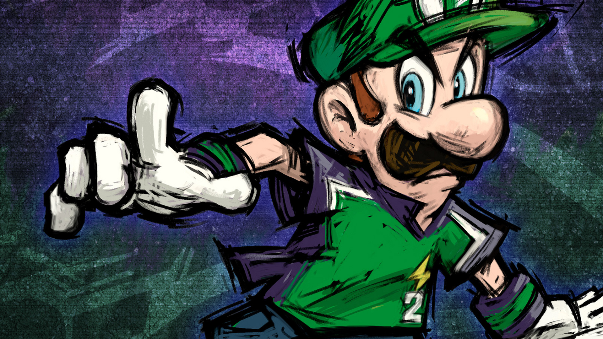 Download mobile wallpaper Mario, Video Game, Luigi, Super Mario Strikers for free.