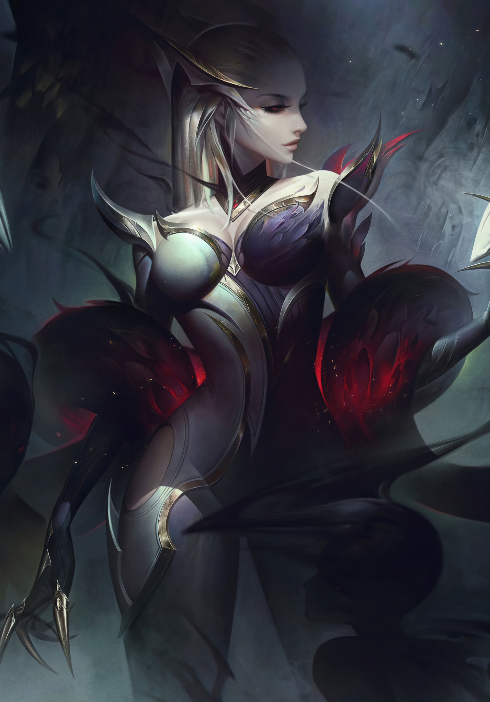 Download mobile wallpaper League Of Legends, Video Game, Evelynn (League Of Legends) for free.