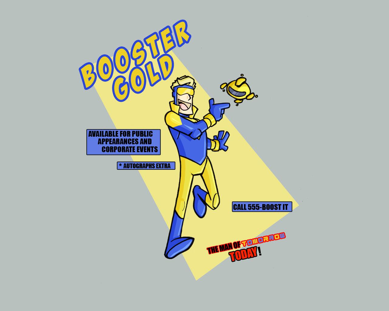 Скачати мобільні шпалери Комікси, Booster Gold безкоштовно.