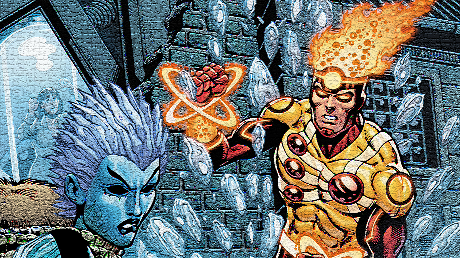 Laden Sie das Comics, Feuersturm (Dc Comics), Firestorm Brennendes Inferno-Bild kostenlos auf Ihren PC-Desktop herunter