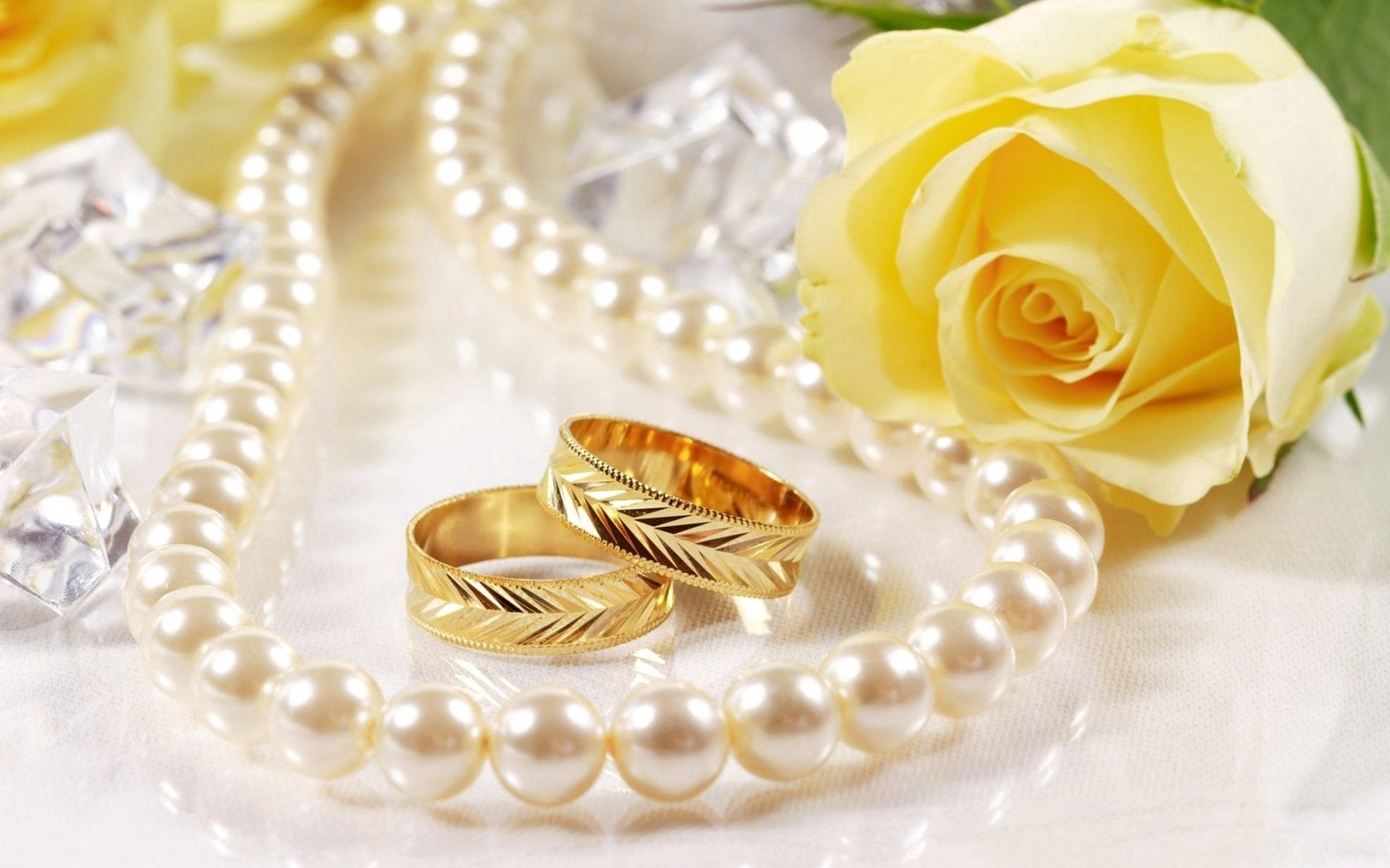 love, rings, macro, rose flower, rose, beads, pearl
