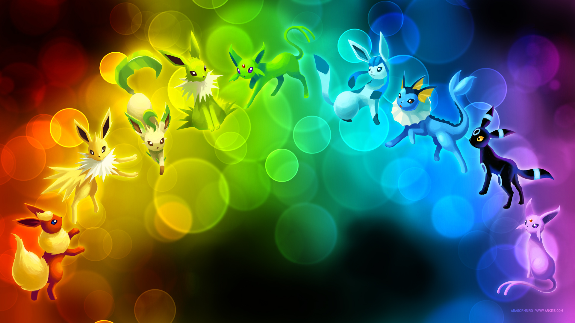 350235 Hintergrundbild herunterladen computerspiele, pokémon, espeon (pokémon), leuchtfeuer (pokémon), glaceon (pokémon), jolteon (pokémon), leafeon (pokémon), umbreon (pokémon), vaporeon (pokémon) - Bildschirmschoner und Bilder kostenlos