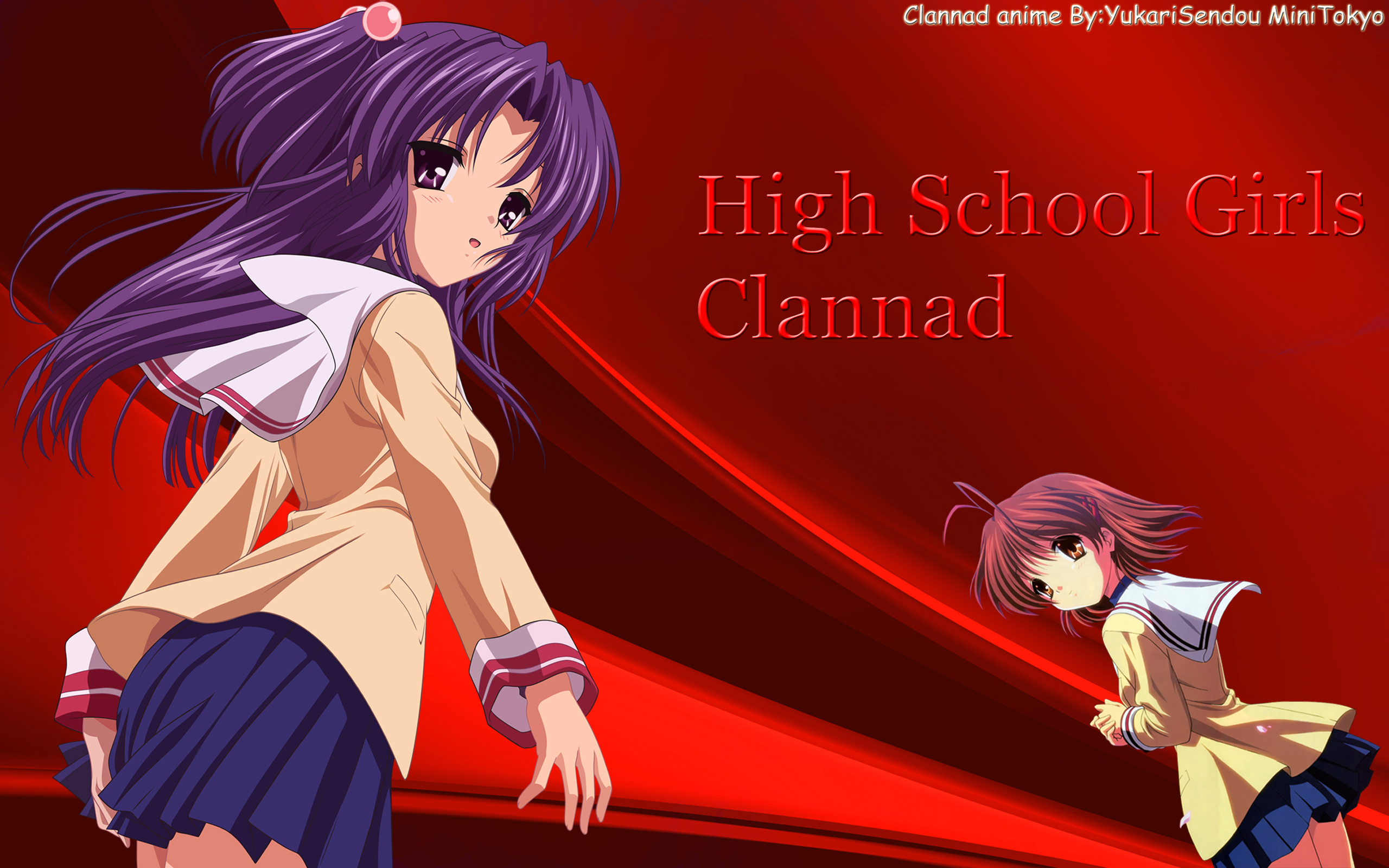 Laden Sie das Animes, Clannad, Nagisa Furukawa, Kotomi Ichinose-Bild kostenlos auf Ihren PC-Desktop herunter