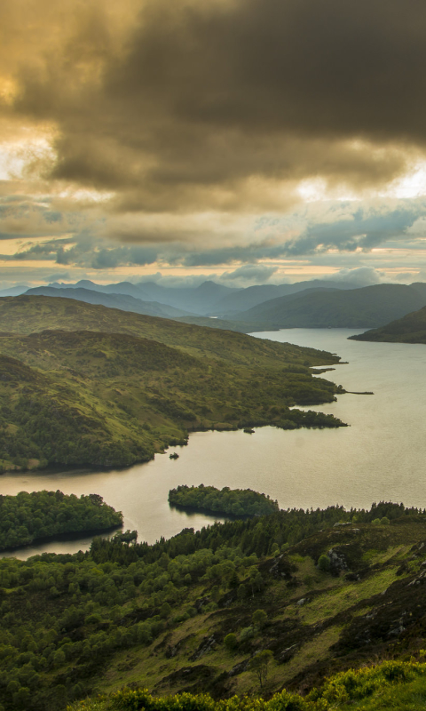 Handy-Wallpaper Landschaft, Natur, Seen, See, Wolke, Erde/natur kostenlos herunterladen.