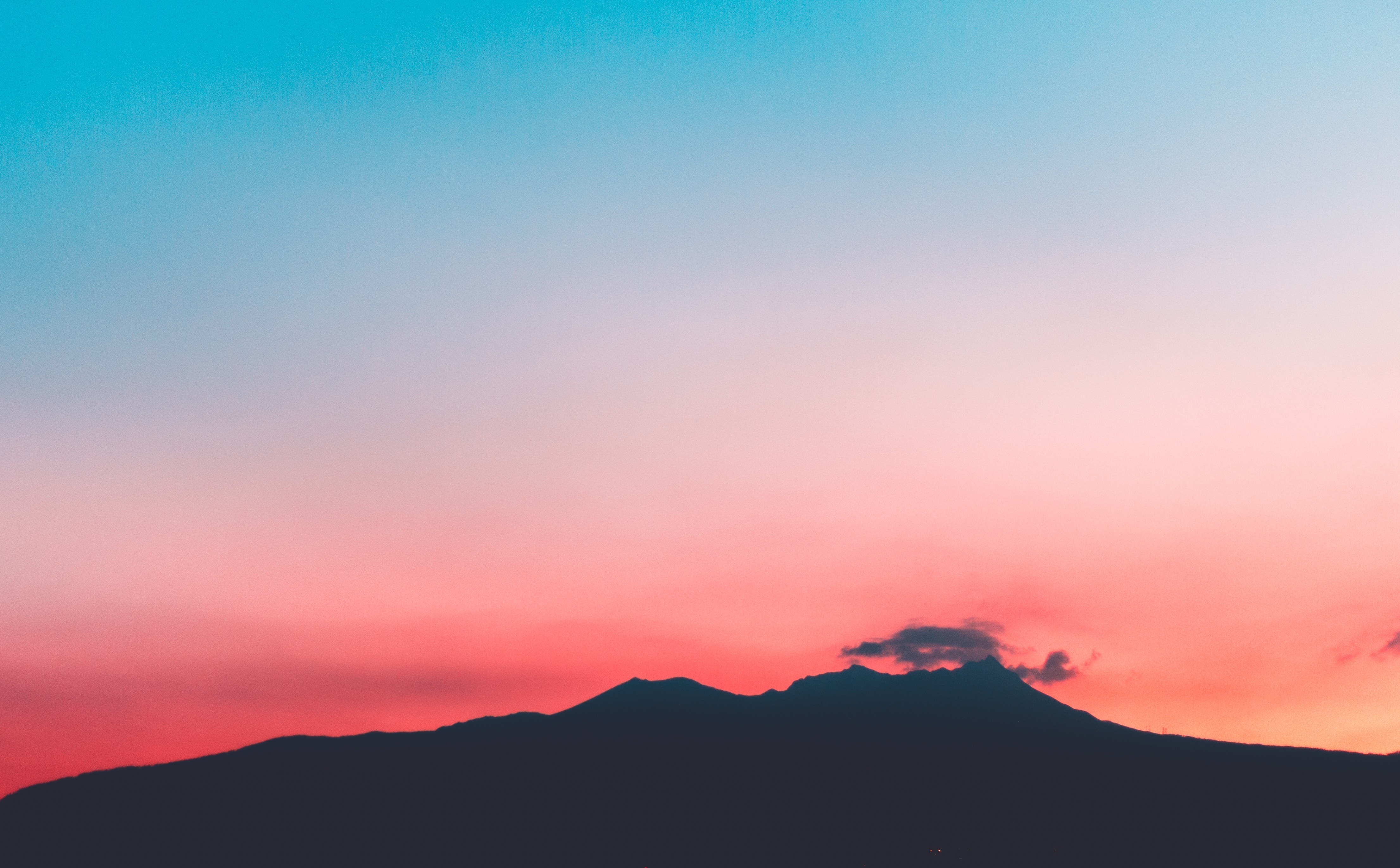 Free download wallpaper Nature, Sky, Mountains, Sunset on your PC desktop