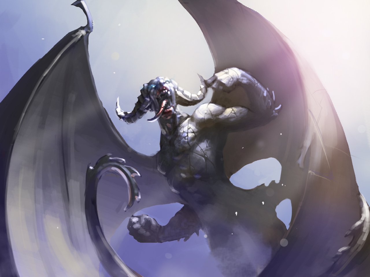 Download mobile wallpaper Fantasy, Demon for free.