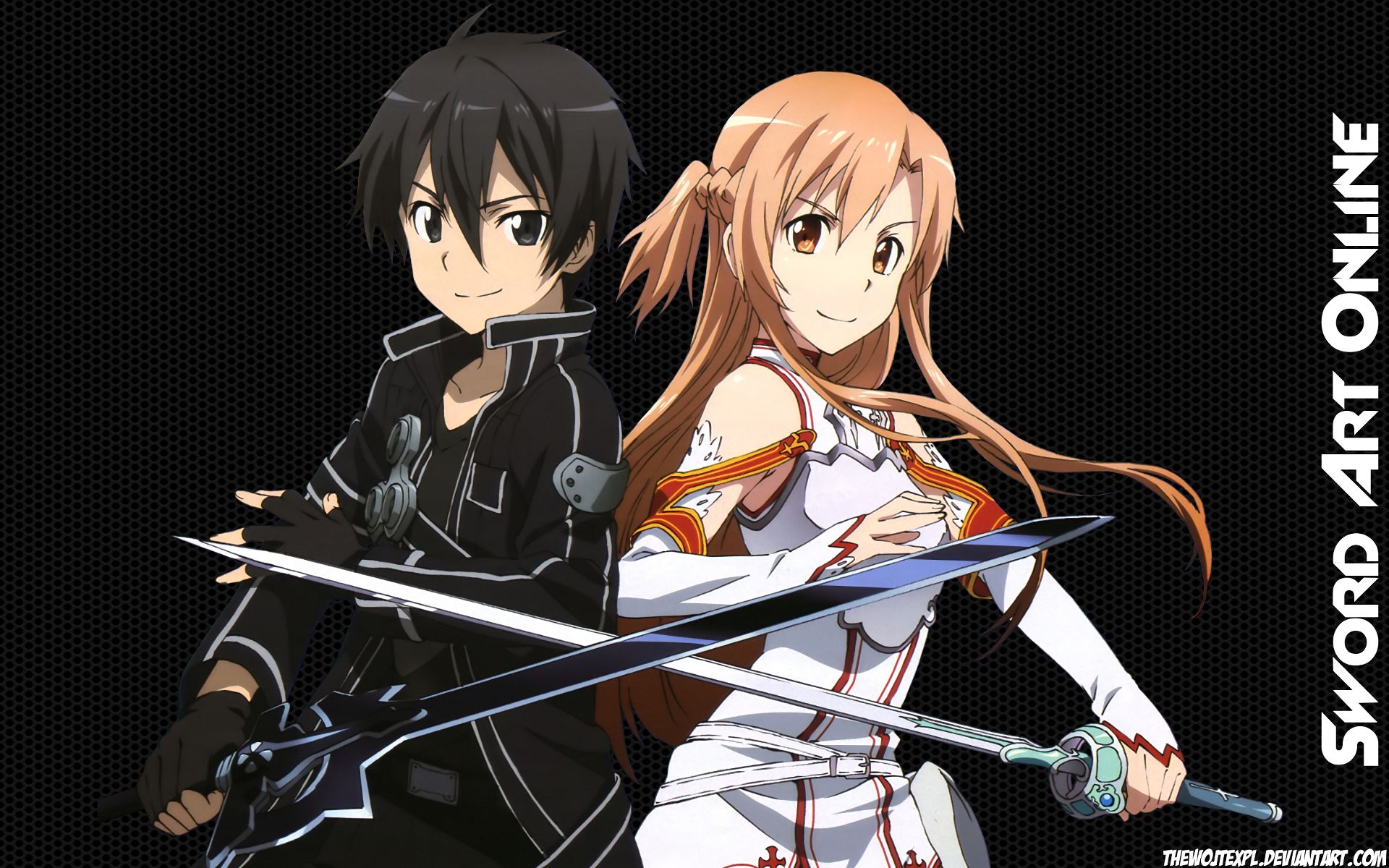 Descarga gratuita de fondo de pantalla para móvil de Sword Art Online, Animado, Asuna Yuuki, Kirito (Arte De Espada En Línea), Kazuto Kirigaya.