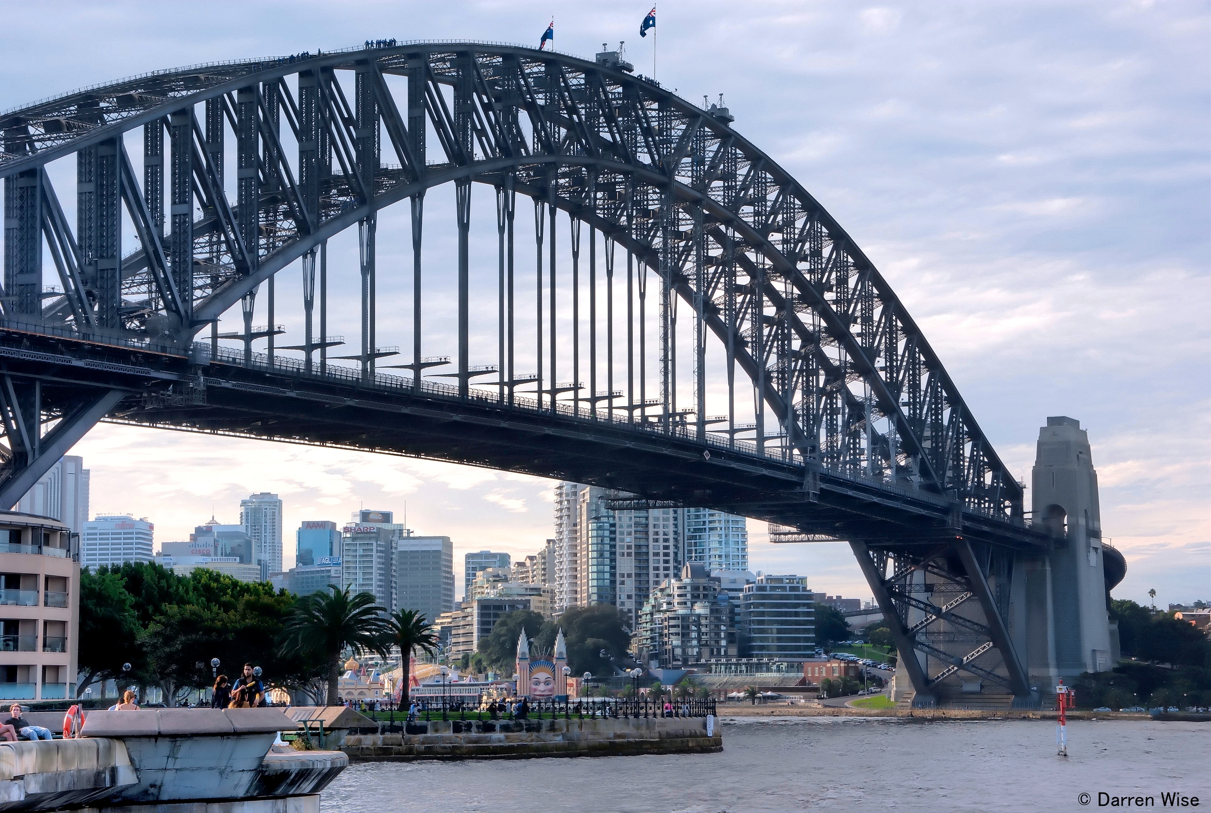 Baixar papel de parede para celular de Porto De Sydney, Ponte Da Baía De Sydney, Austrália, Ponte, Pontes, Feito Pelo Homem gratuito.