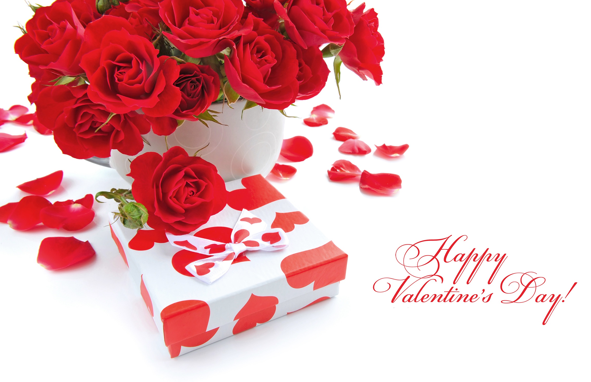 Скачати мобільні шпалери День Святого Валентина, Квітка, Роза, Свято, Кохання, Подарунок безкоштовно.