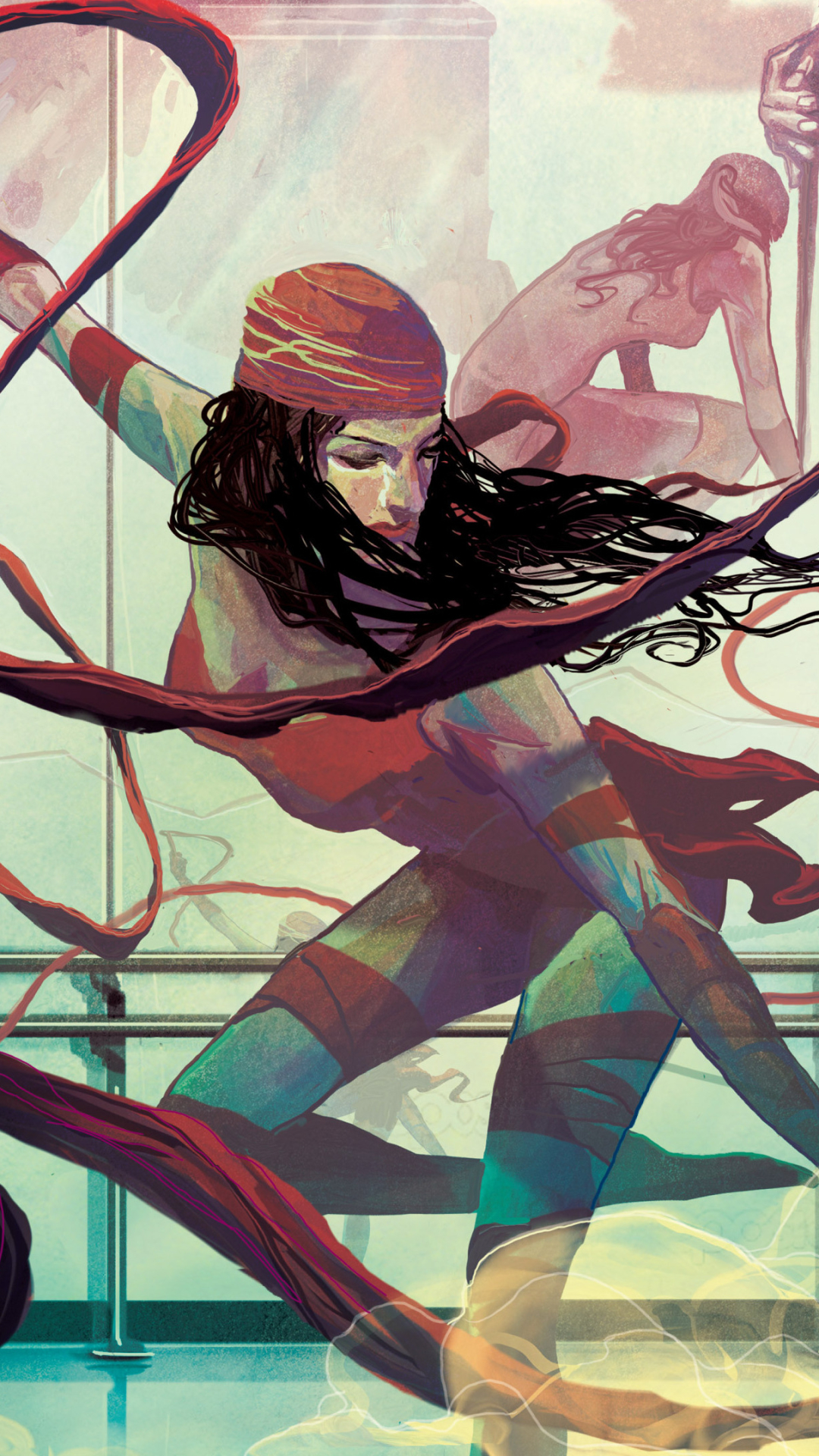 Handy-Wallpaper Comics, Elektra (Marvel Comics), Elektra kostenlos herunterladen.