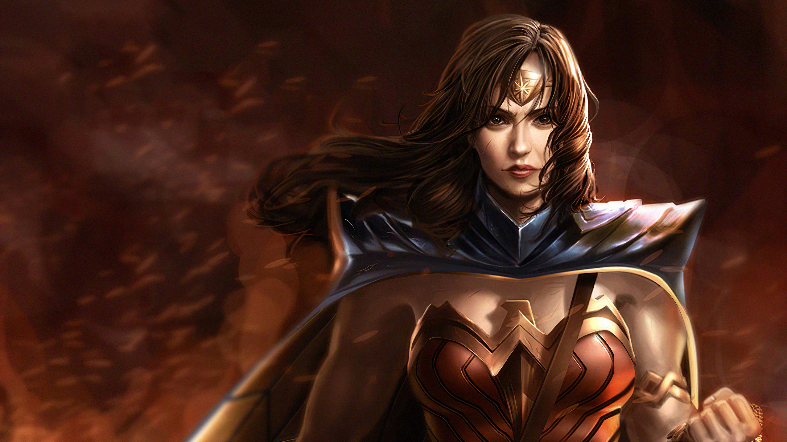 Free download wallpaper Comics, Brown Hair, Dc Comics, Wonder Woman on your PC desktop