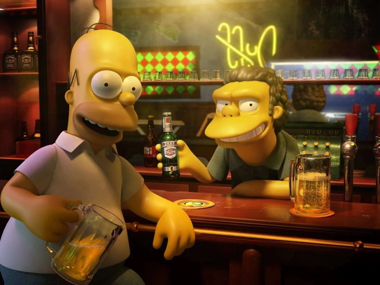 Simpsons Sunset Papéis de parede de Os Simpsons para desktop, baixe gratuitamente ...