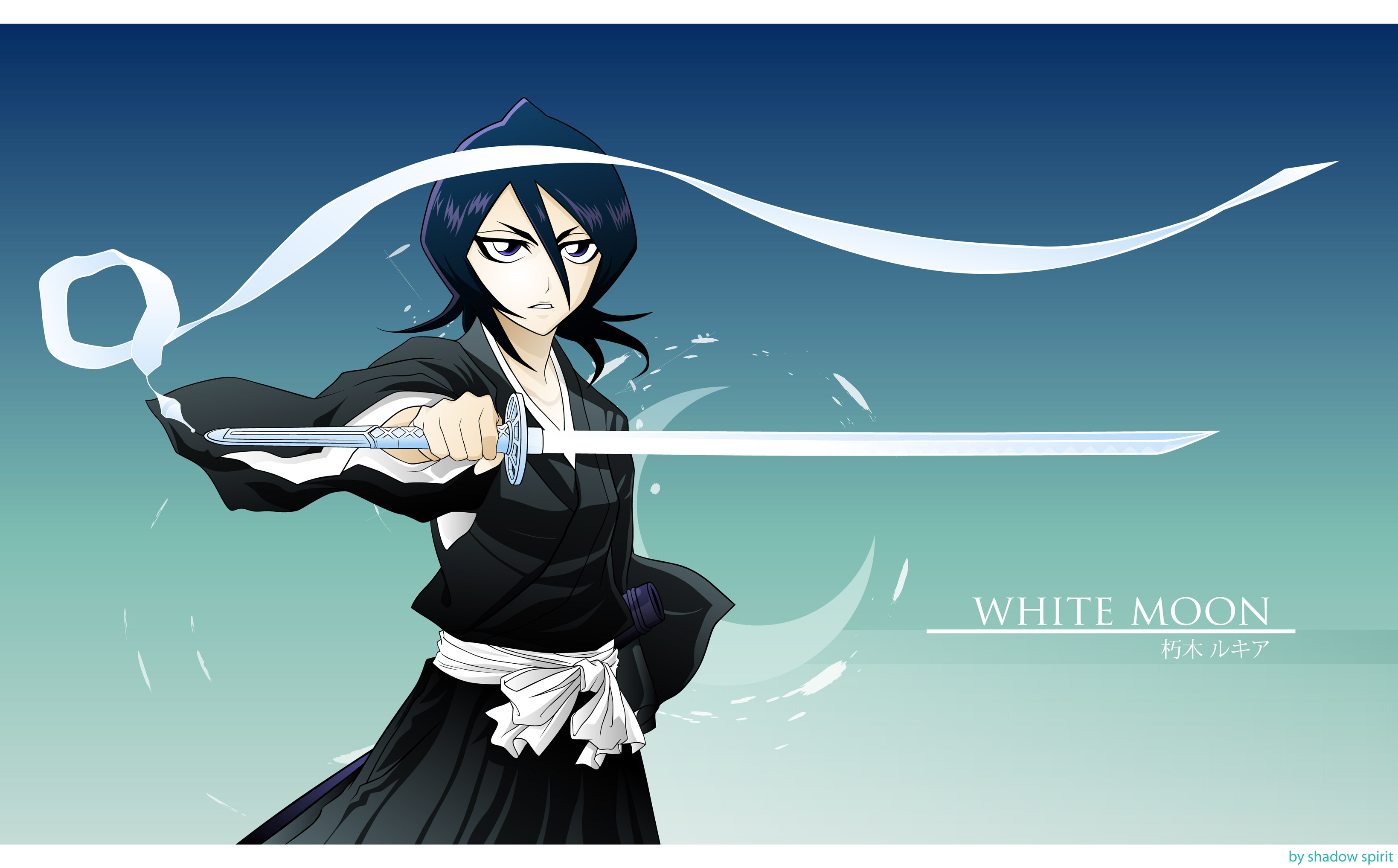 Handy-Wallpaper Rukia Kuchiki, Bleach, Animes kostenlos herunterladen.