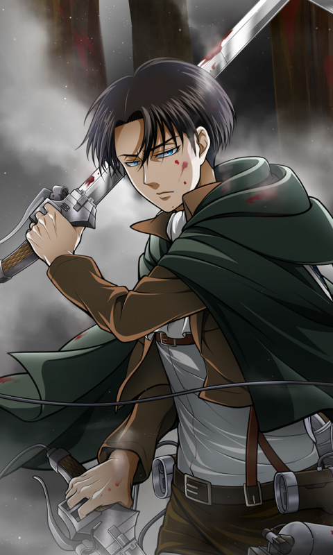 Download mobile wallpaper Anime, Eren Yeager, Attack On Titan, Levi Ackerman for free.