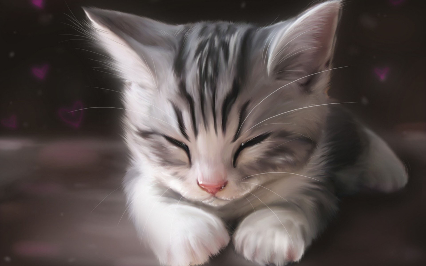 42617 скачать обои кошки (коты котики), рисунки, животные - заставки и картинки бесплатно