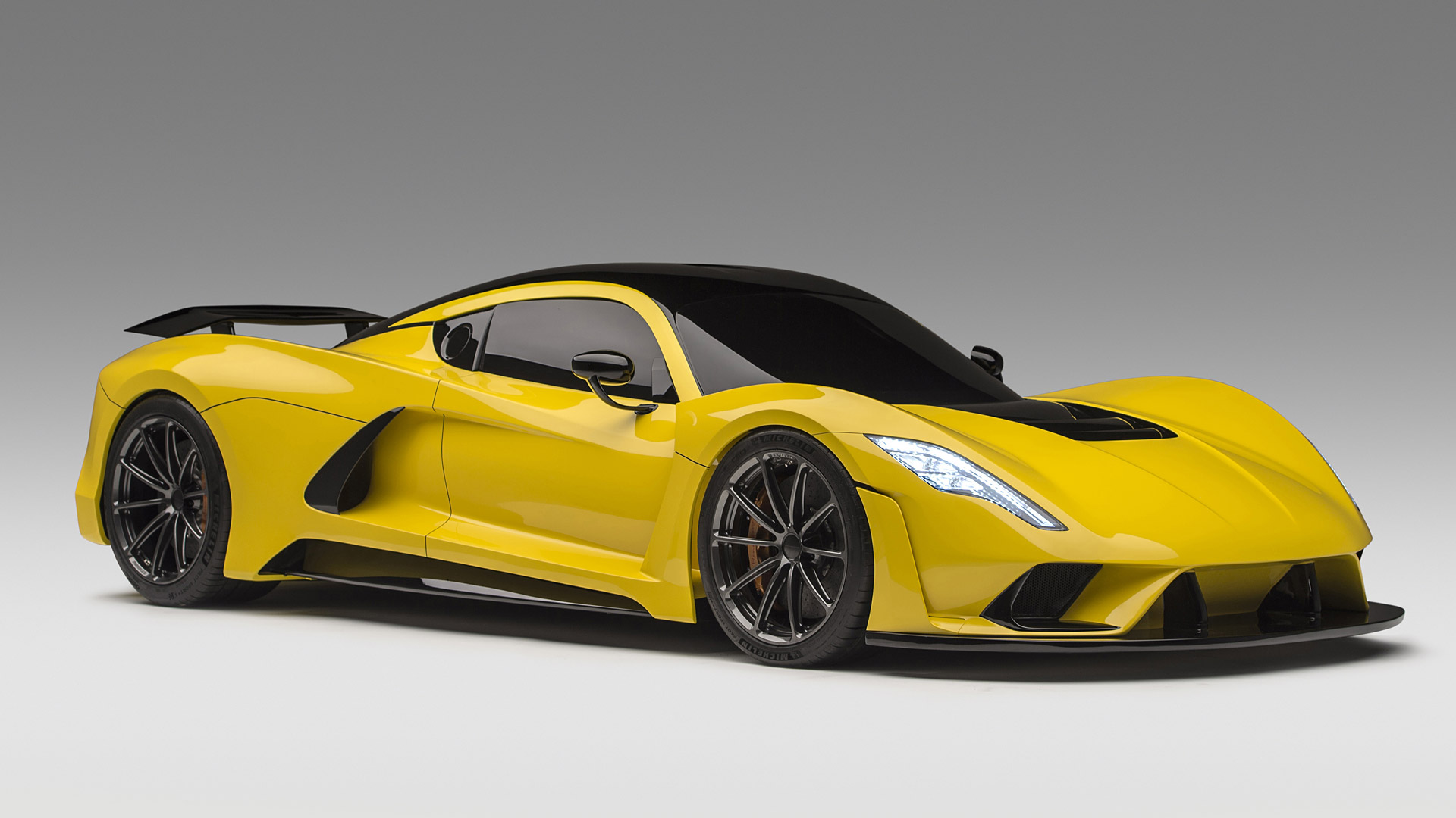 Free download wallpaper Car, Supercar, Vehicles, Yellow Car, Hennessey Venom F5 on your PC desktop