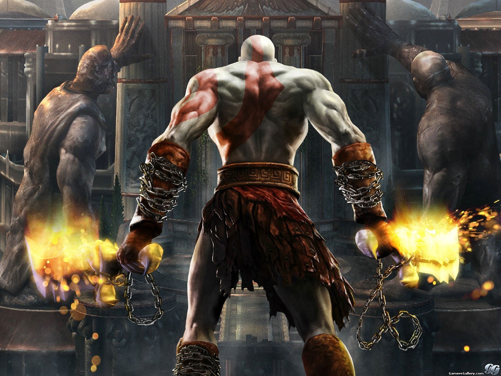 302458 baixar papel de parede kratos (deus da guerra), god of war, videogame, god of war ii - protetores de tela e imagens gratuitamente