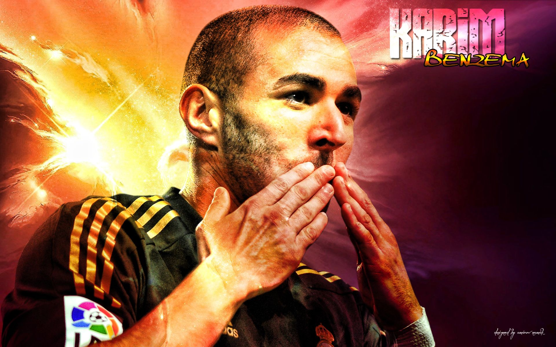 Descarga gratuita de fondo de pantalla para móvil de Fútbol, Deporte, Real Madrid C F, Karim Benzema.
