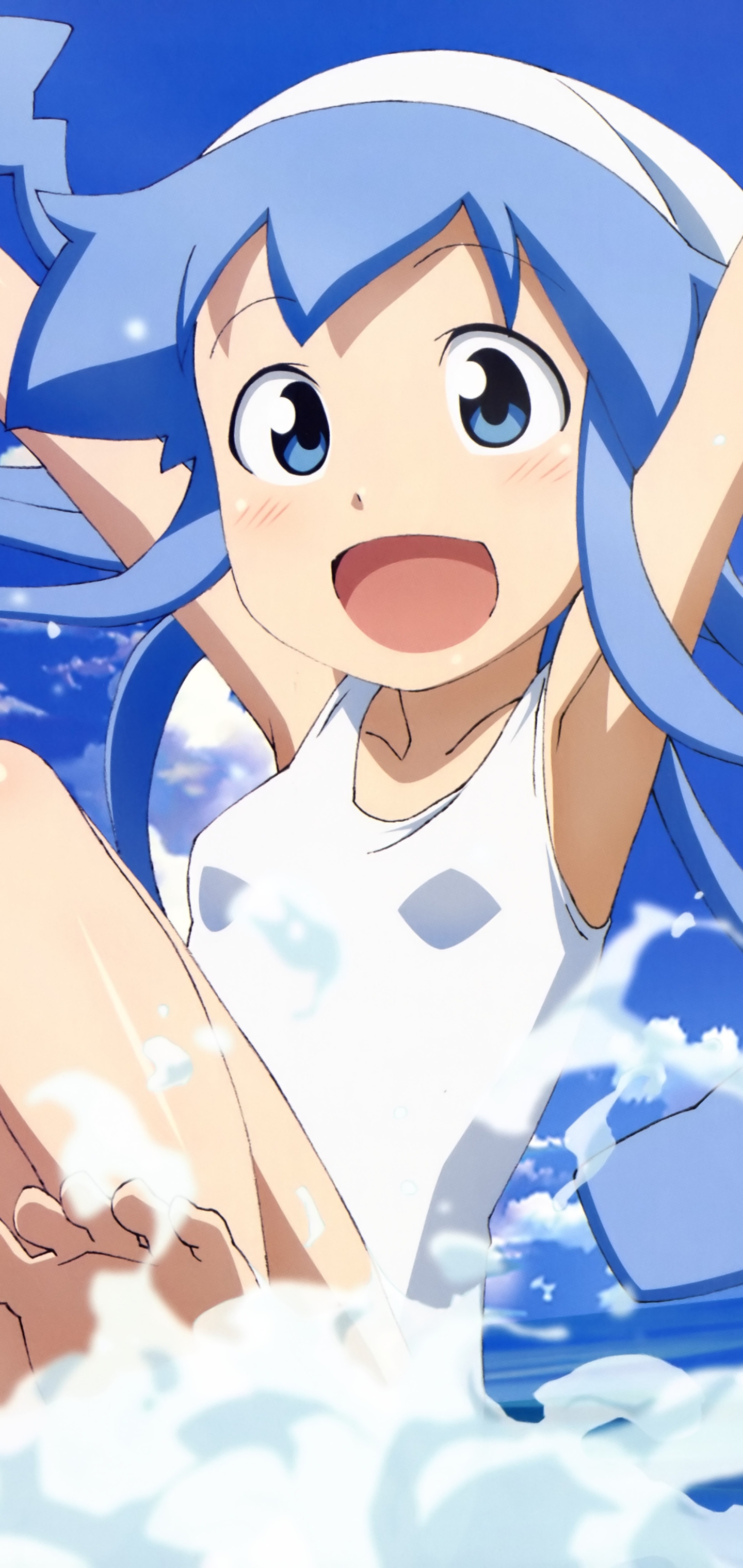 Handy-Wallpaper Animes, Ika Musume, Tintenfischmädchen kostenlos herunterladen.