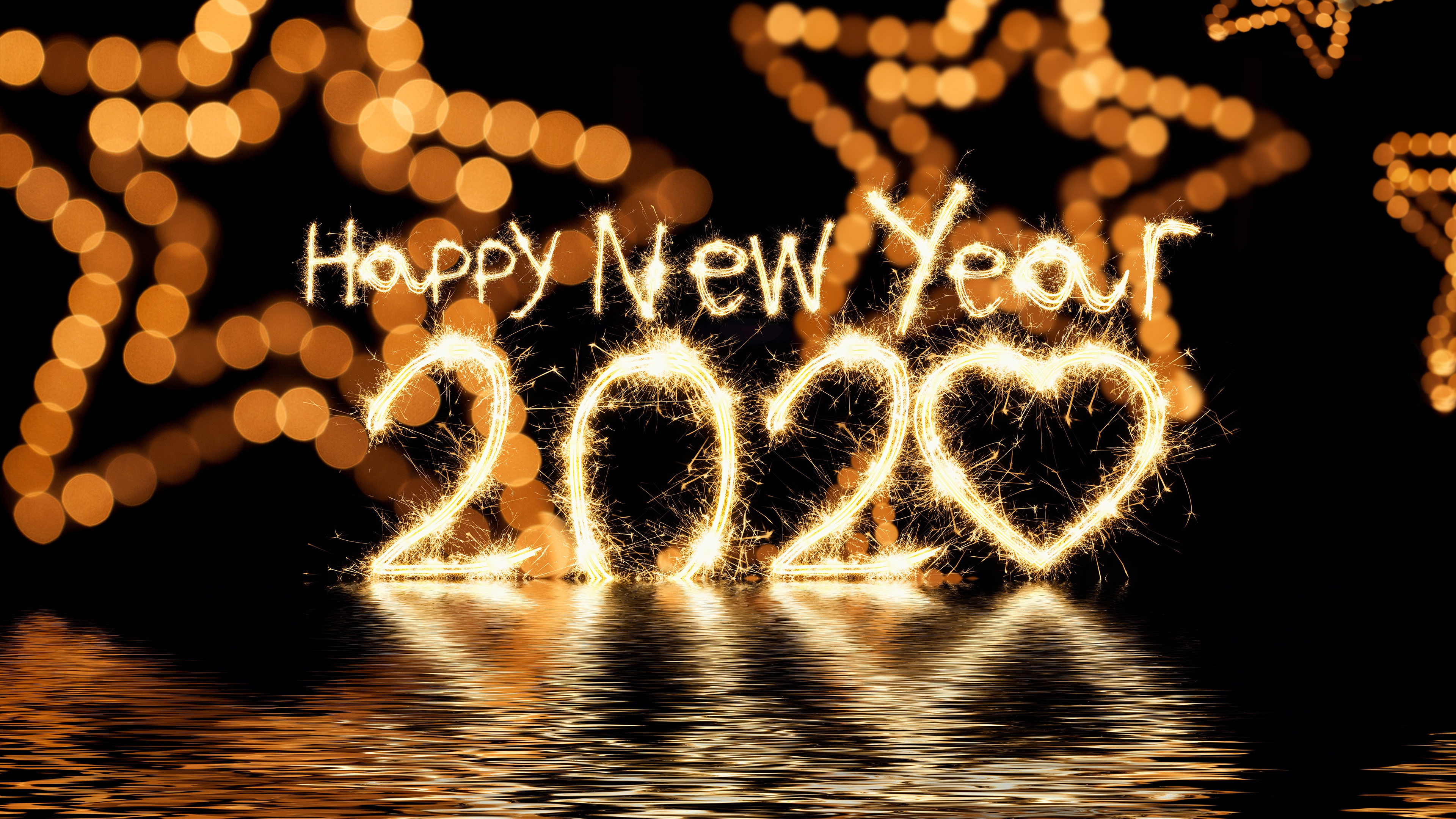 967114 завантажити шпалери свято, новий рік 2020, щасливого нового року, новий рік, блискітки - заставки і картинки безкоштовно