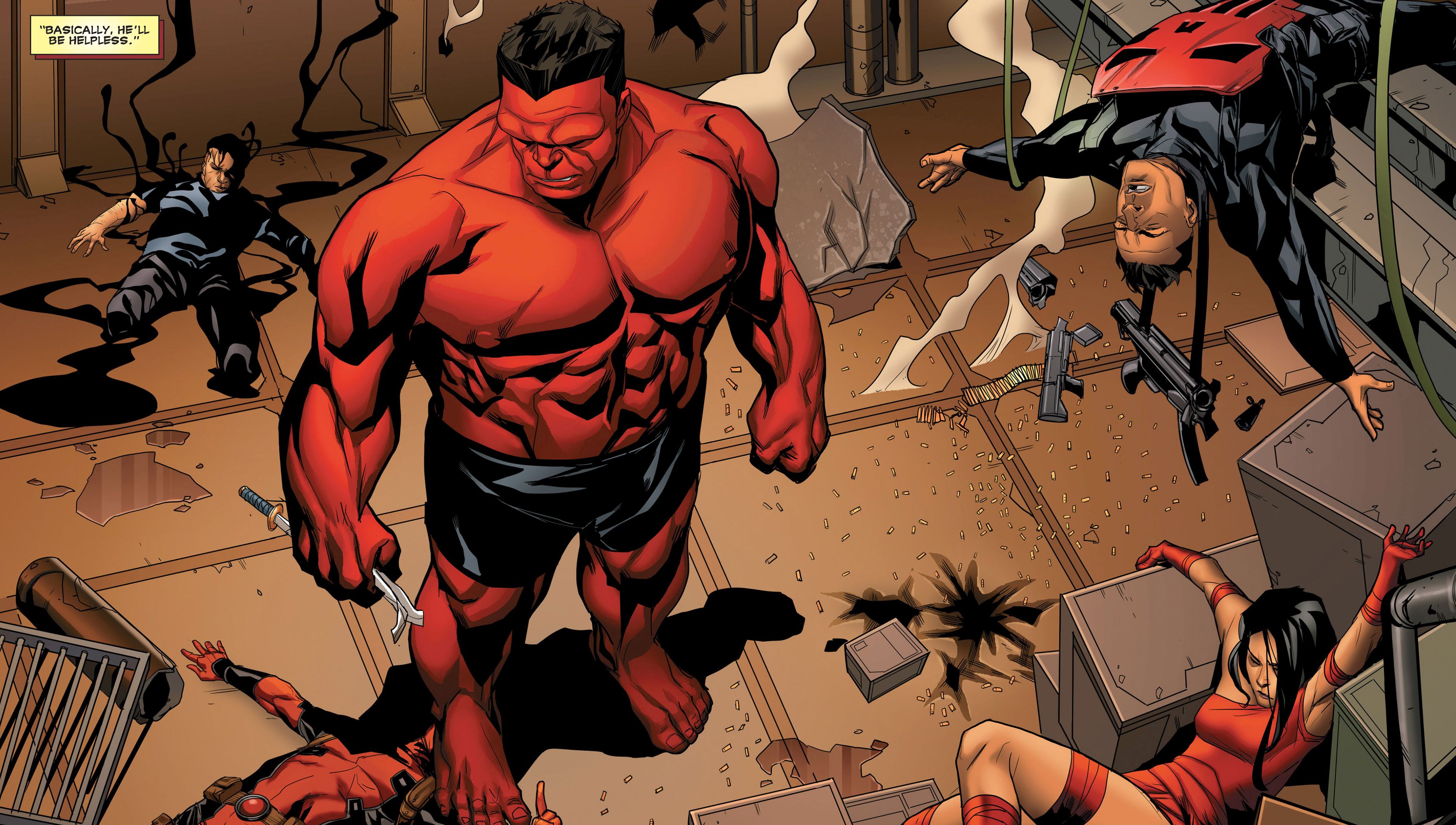 805534 baixar papel de parede hulk vermelho, história em quadrinhos, thunderbolts, agente venom, piscina morta, elektra (marvel comics), justiceiro - protetores de tela e imagens gratuitamente