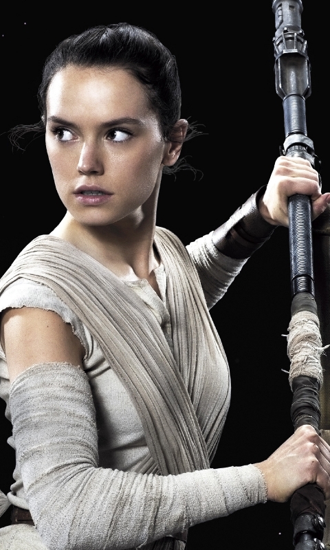 Handy-Wallpaper Filme, Krieg Der Sterne, Star Wars: Episode Vi Das Erwachen Der Macht, Daisy Ridley, Rei (Star Wars) kostenlos herunterladen.