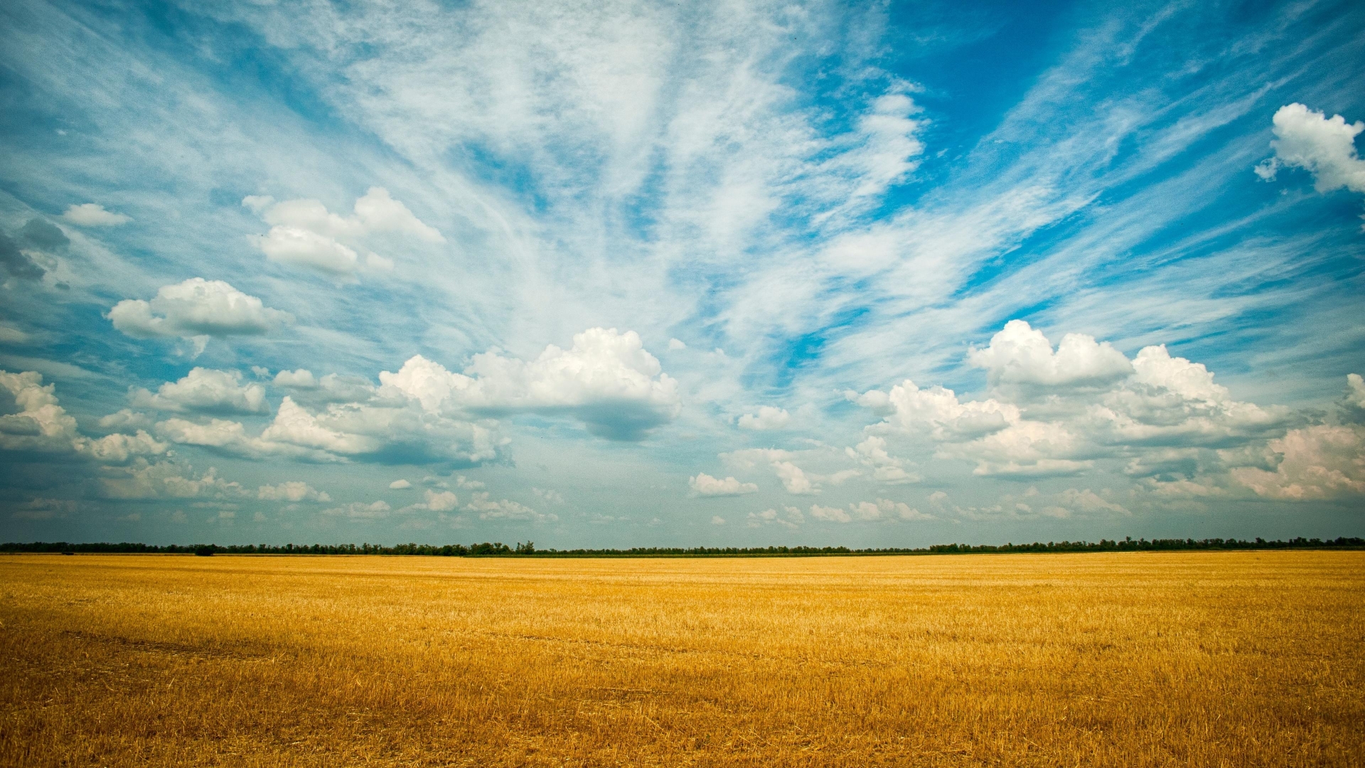 Download mobile wallpaper Landscape, Sky, Earth, Field, Cloud for free.