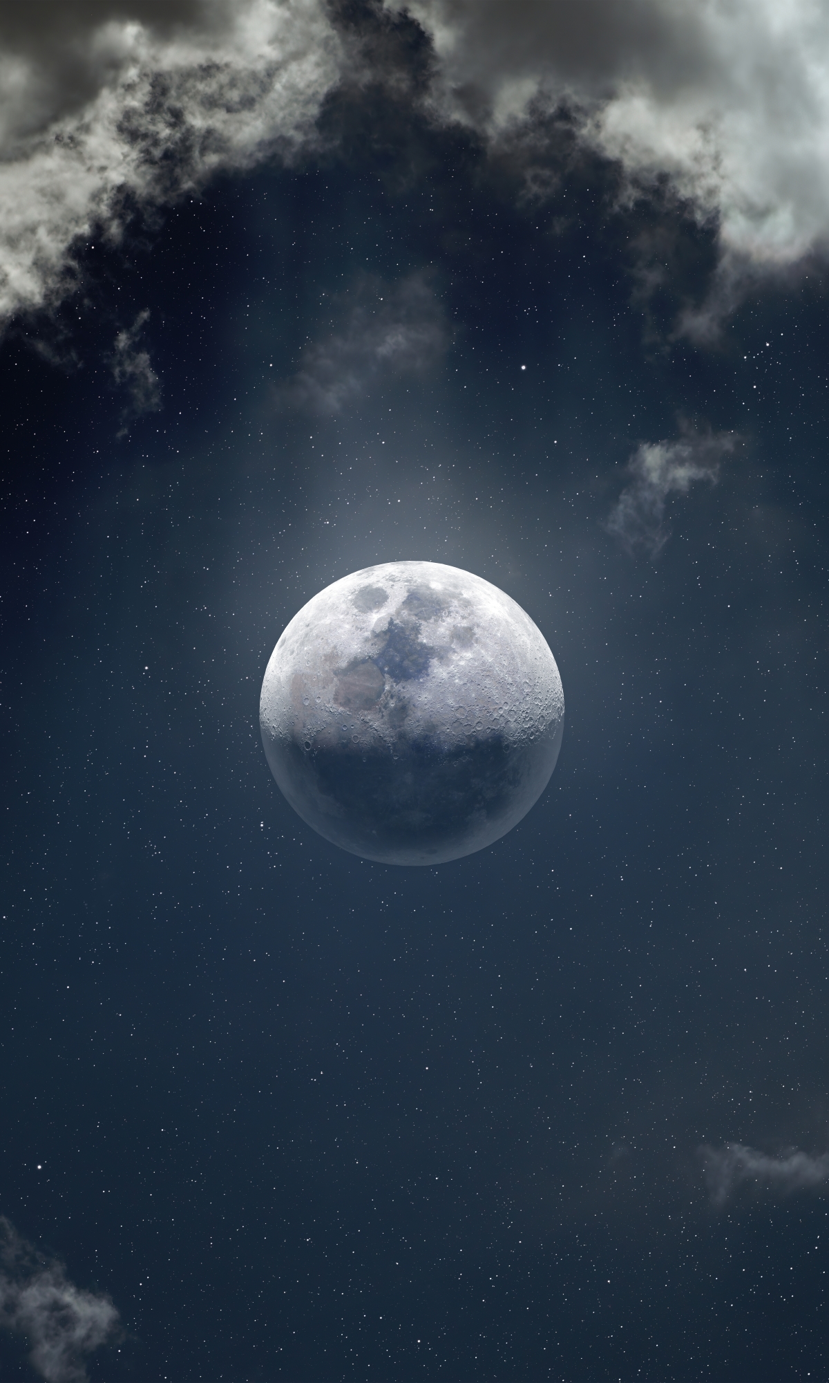 Download mobile wallpaper Moon, Earth for free.