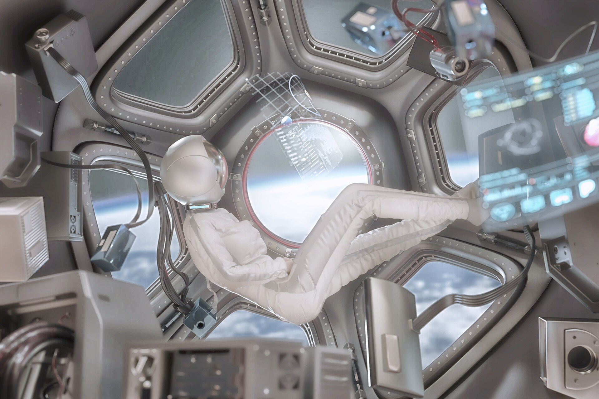 Handy-Wallpaper Science Fiction, Astronaut kostenlos herunterladen.