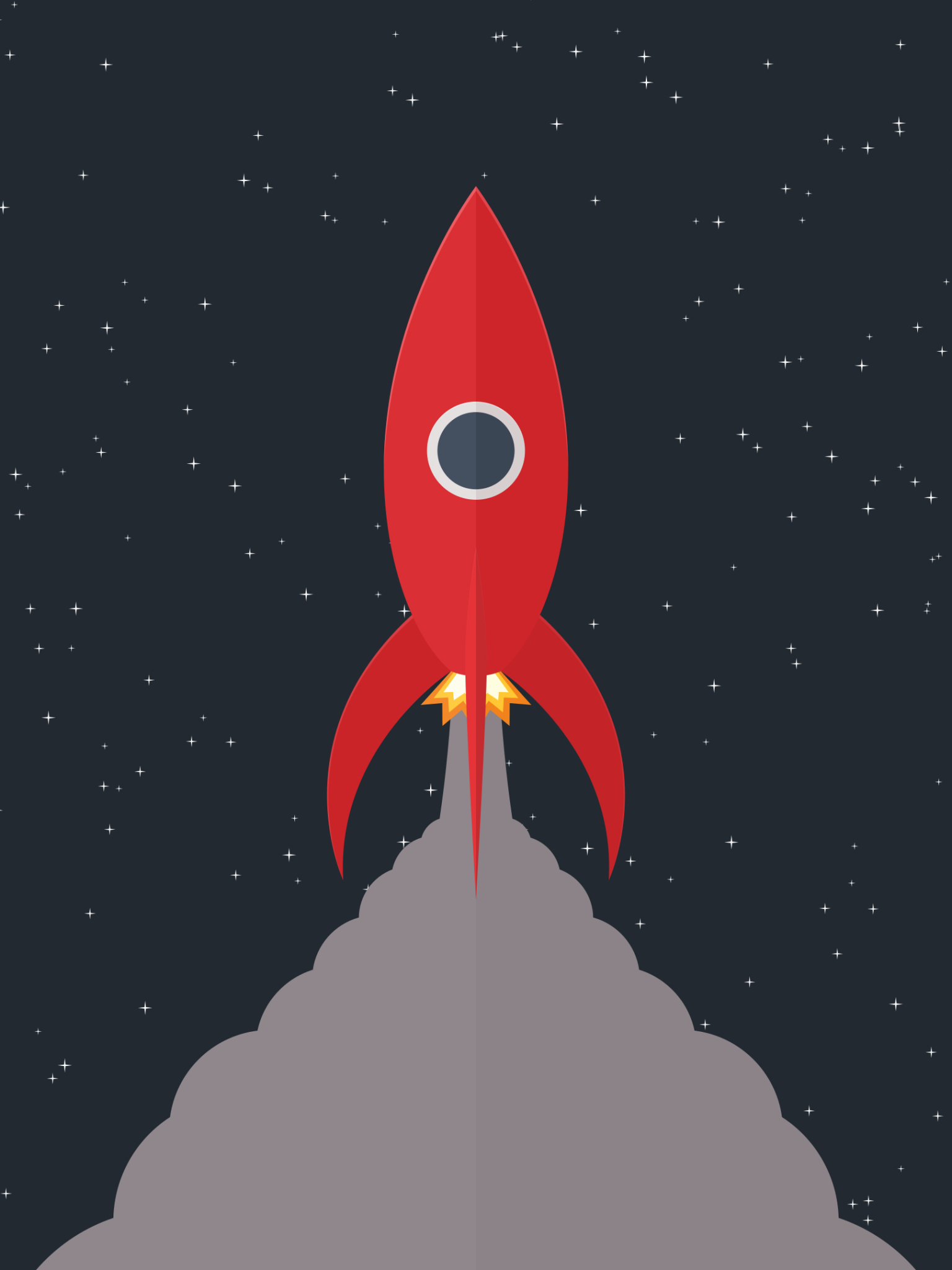 Download mobile wallpaper Rocket, Sci Fi, Minimalist for free.